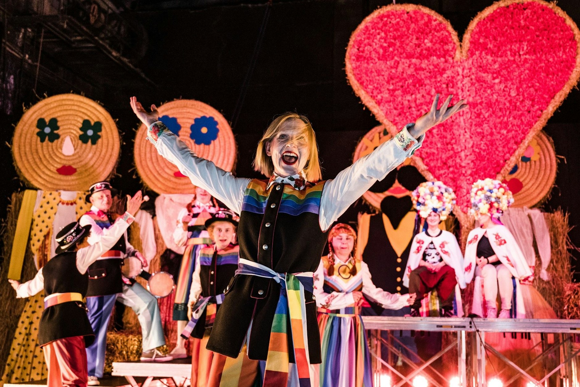 Eine Szene aus dem Stettiner Theaterstück „Spartakus“.