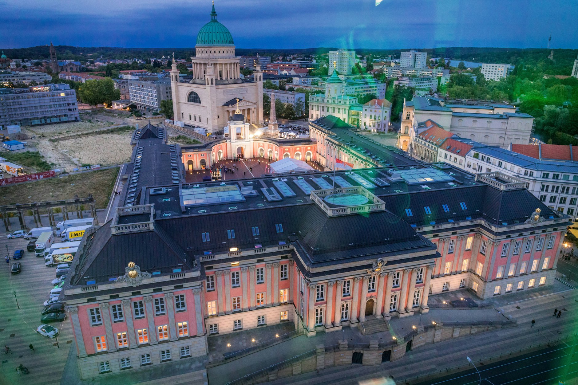 Der Brandenburger Landtag in Potsdam