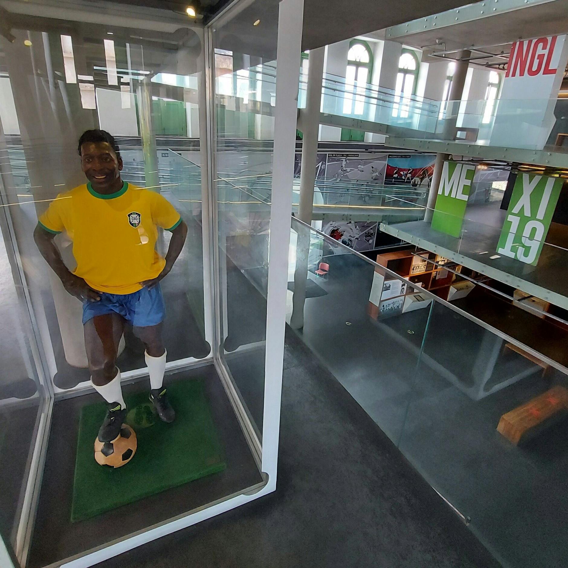 Das Pele-Museum seines Heimatvereins FC Santos ist seit Jahren eine Pilgerstätte.