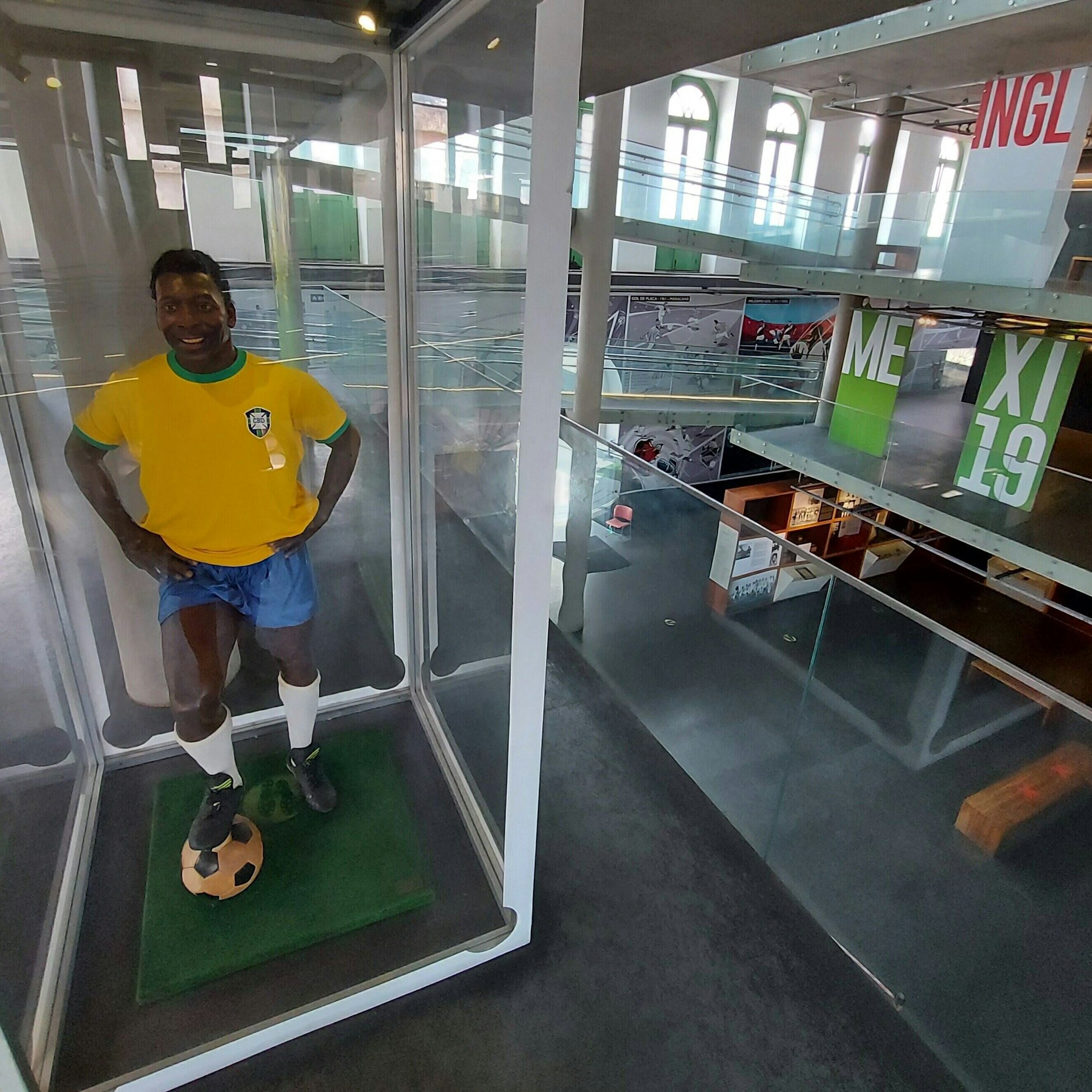 Das Pele-Museum seines Heimatvereins FC Santos ist seit Jahren eine Pilgerstätte.