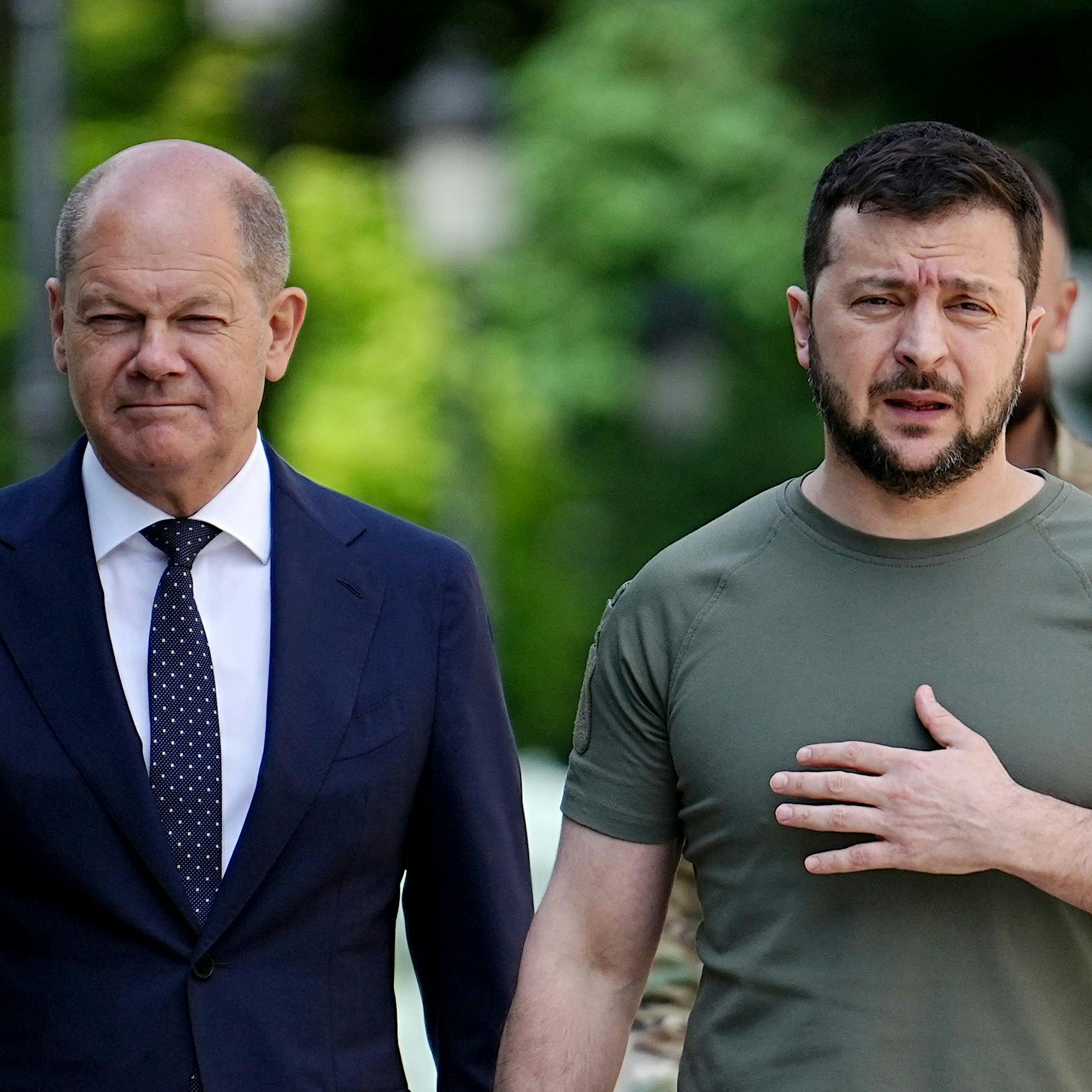 Selenskyj zu Scholz: „Danke für die Zeitenwende, Herr Bundeskanzler!“