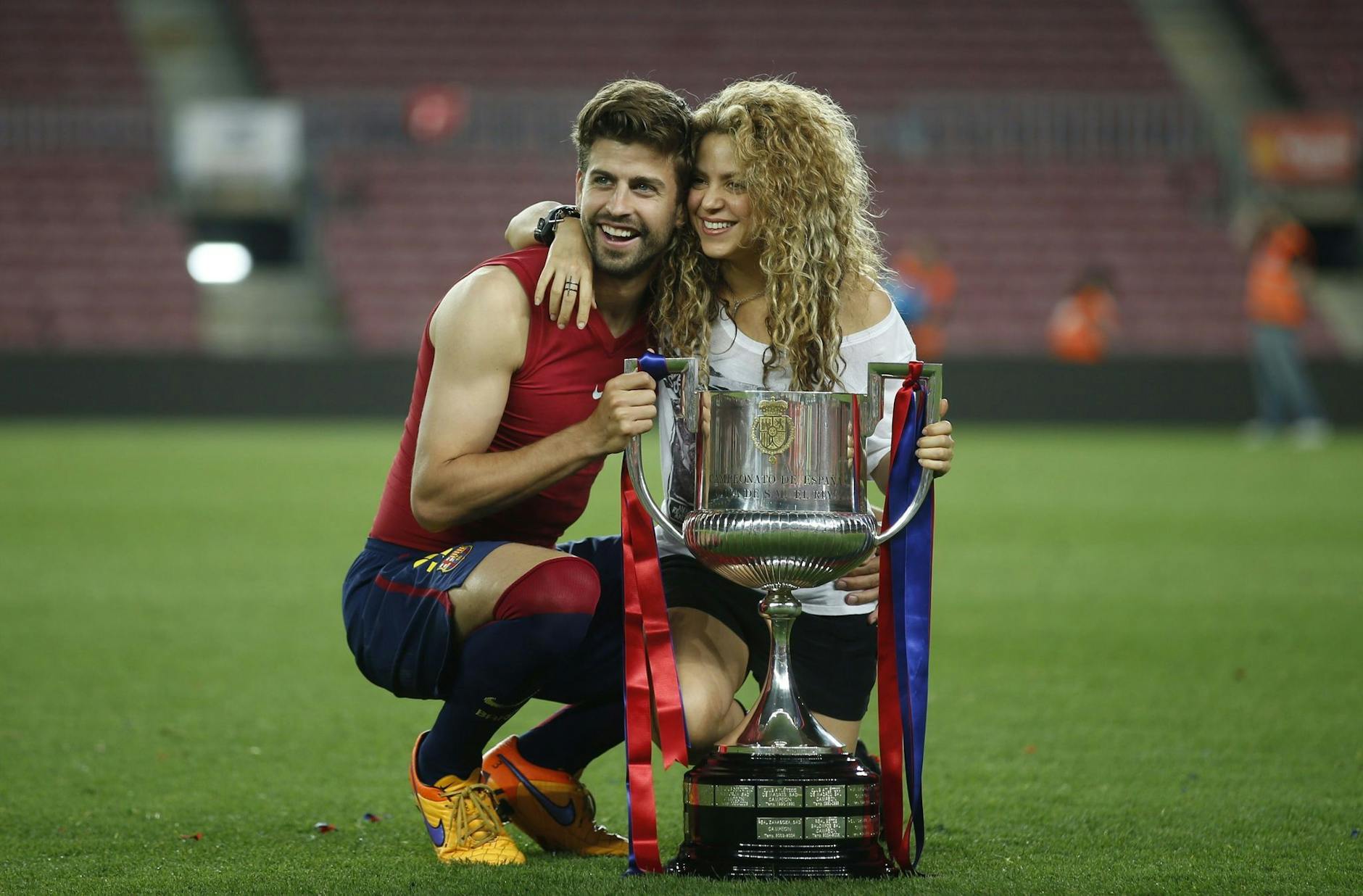 ARCHIV - Fußballspieler Gerard Pique und Sängerin Shakira haben zwei gemeinsame Kinder.