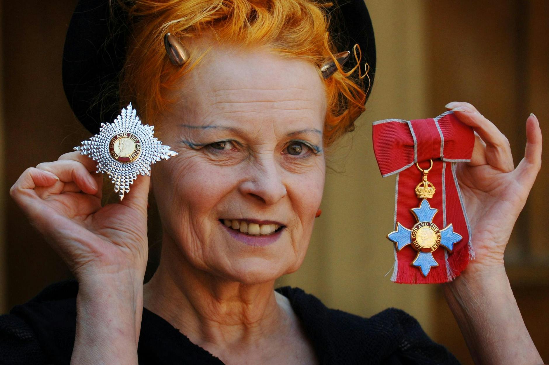 ARCHIV - Sie wurde von der Queen in den Andelsstand erhoben: Dame Vivienne Westwood.