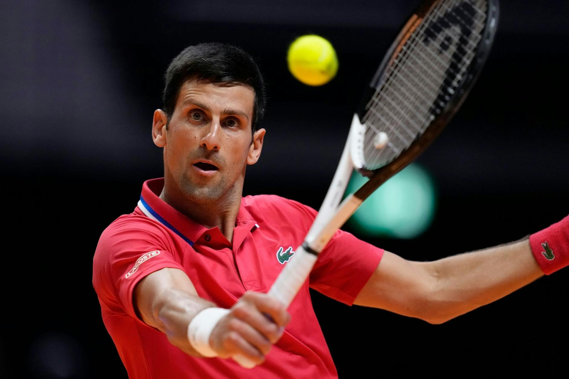 ARCHIV - Novak Djokovic durfte bei der letzten Ausgabe der Australian Open wegen seiner fehlenden Impfung nicht antreten. d
