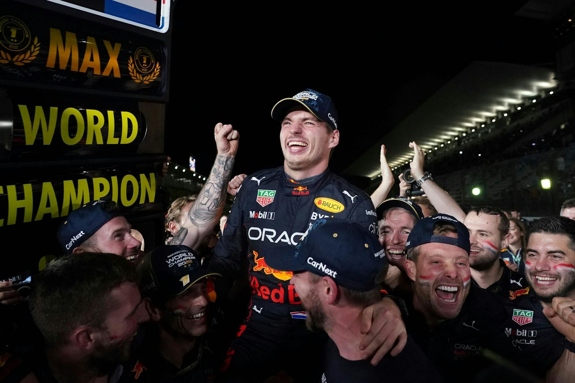 ARCHIV - Sprintrennen in der Formel 1 gibt es seit 2021: Max Verstappen gewann im Red Bull von den sechs Rennen alleine drei.