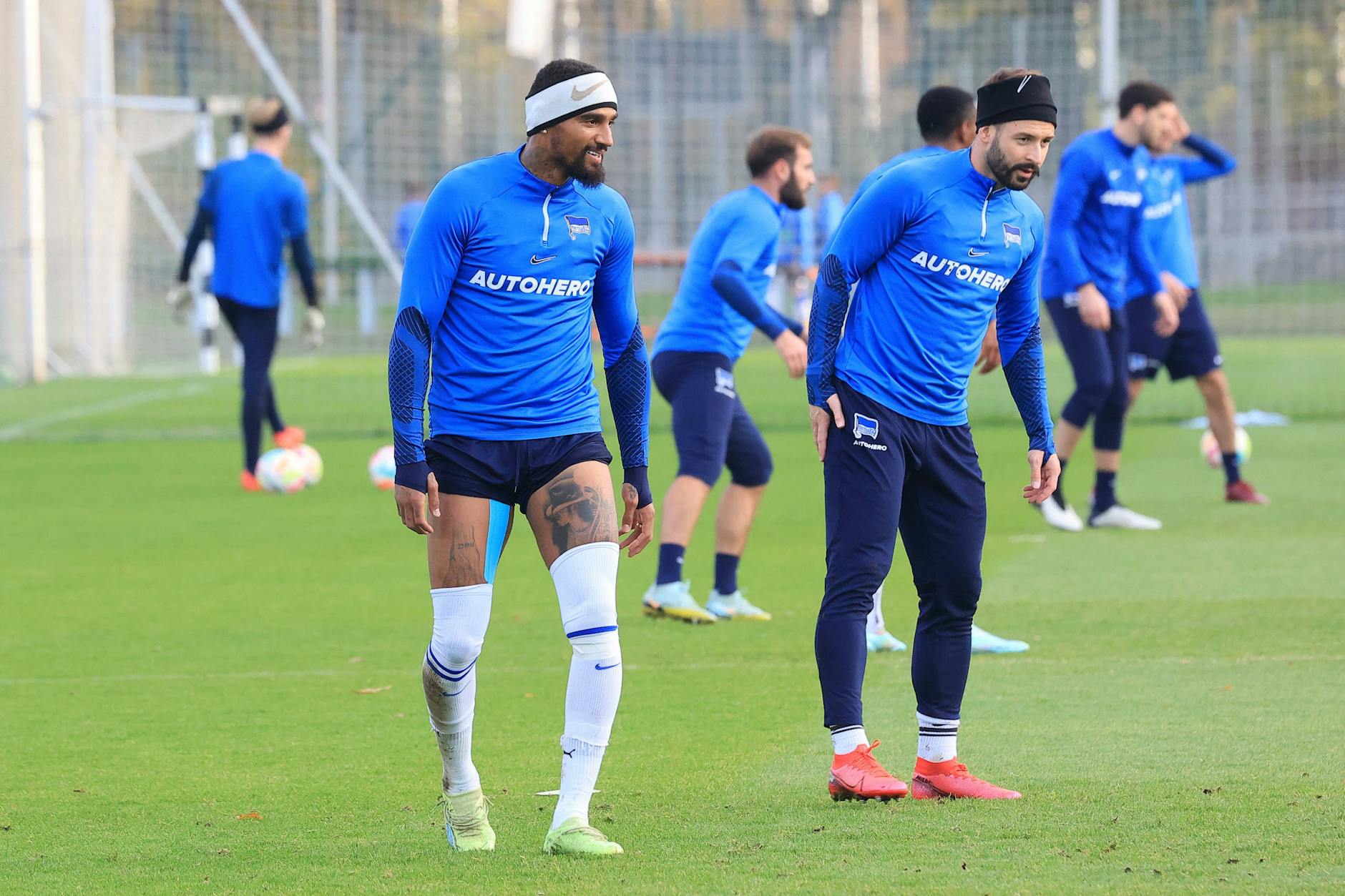 Gemeinsam mit Prince Boateng gibt Marvin Plattenhardt (r.) bei Hertha BSC den Ton an. Doch wie lange noch? 