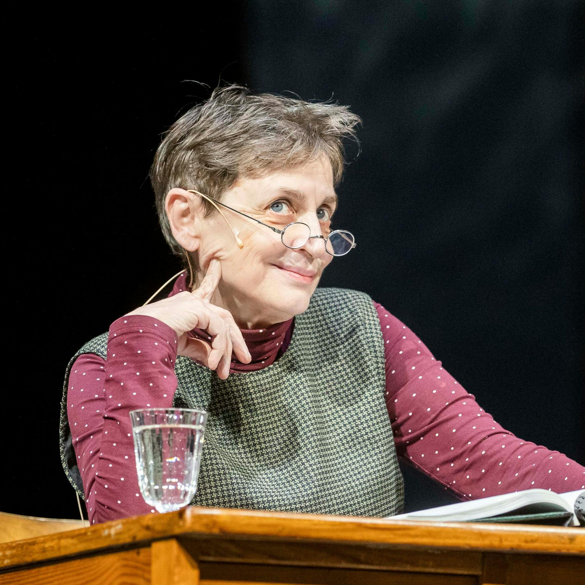 Katharina Thalbach bei einer Probe im Berliner Ensemble