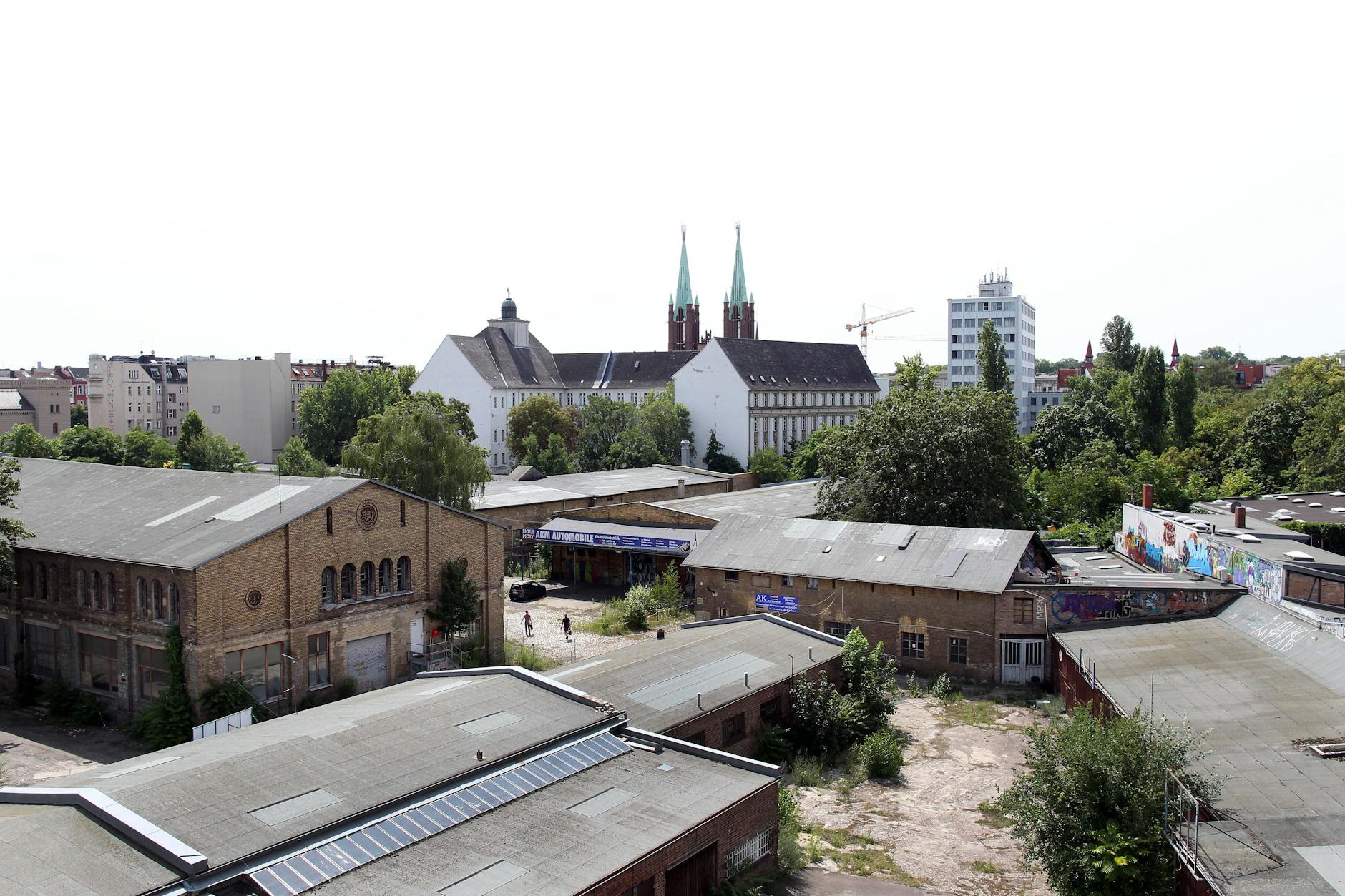 Viel Platz für Neubauten: Blick auf das Dragonerareal in Kreuzberg. 