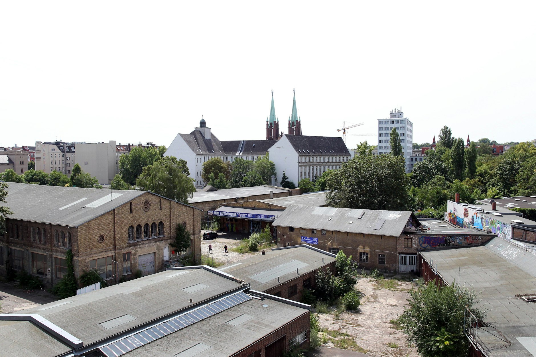 Viel Platz für Neubauten: Blick auf das Dragonerareal in Kreuzberg.&nbsp;
