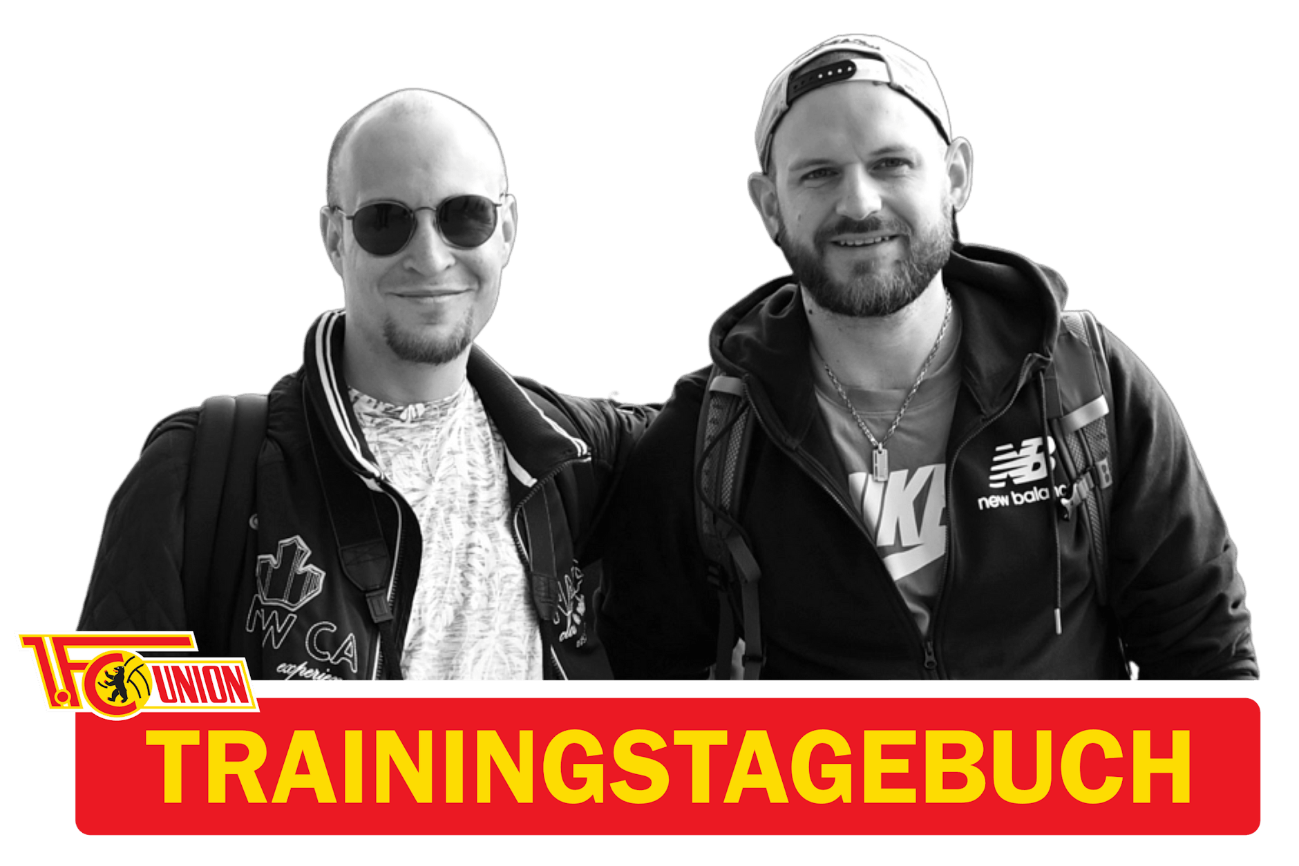 Stefan Bröhl (l.) und Nils Malzahn sind im Trainingslager des 1. FC Union Berlin in Spanien vor Ort und berichten von ihren Erlebnissen.