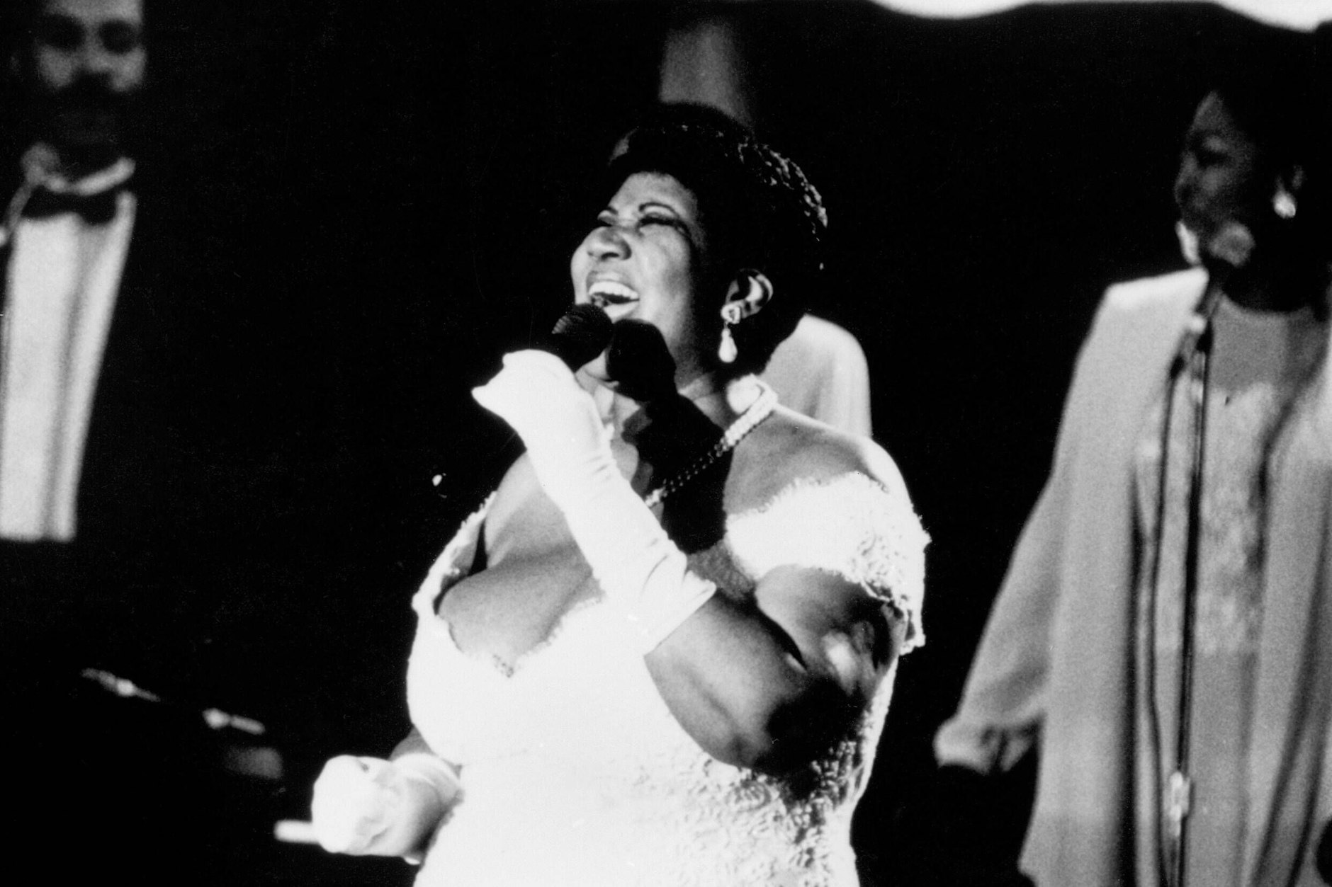 Zu Recht auf Platz eins der Rolling-Stone-Liste: Aretha Franklin, hier 1994 im Weißen Haus