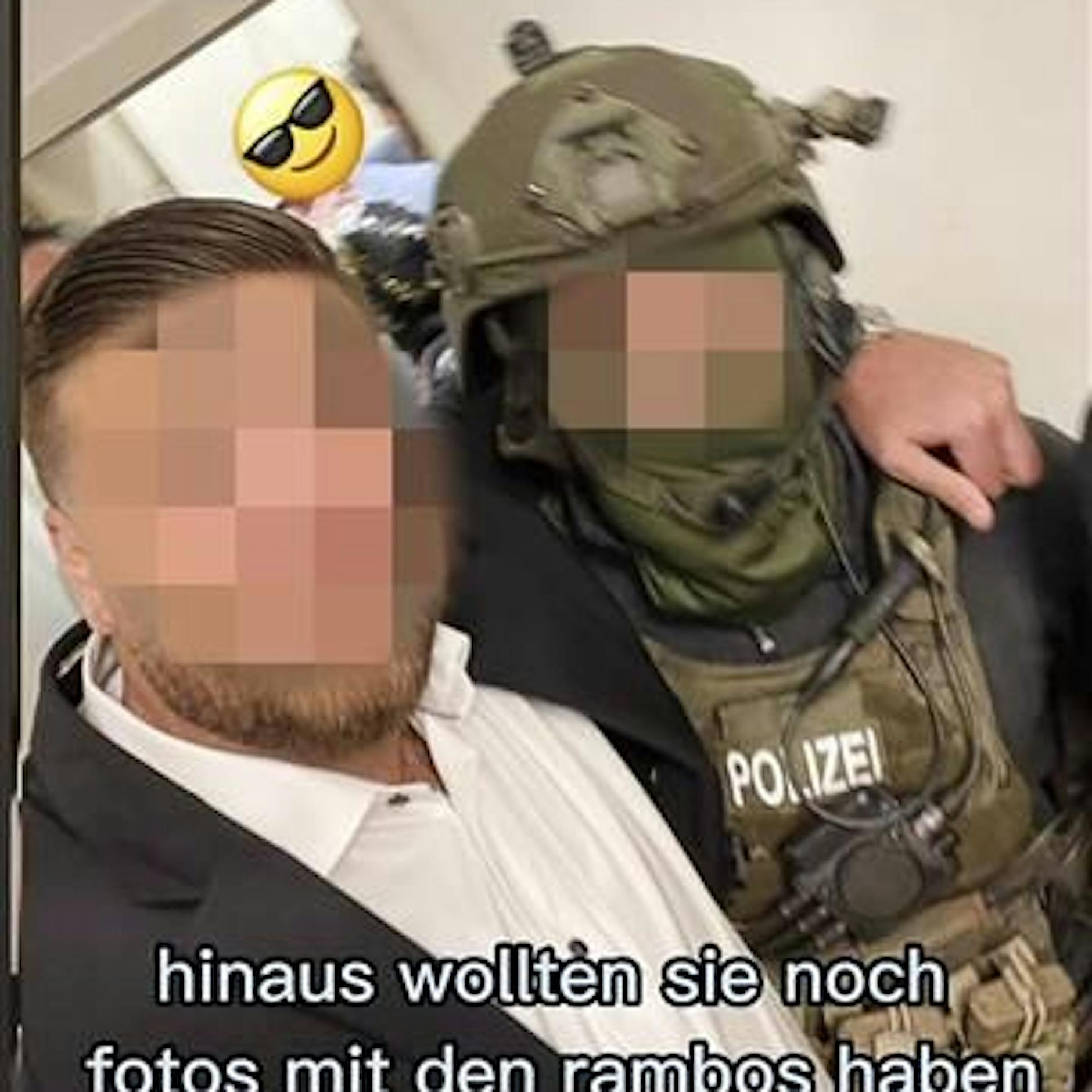Nach Polizeieinsatz: Clan-Mitglied macht Selfie mit Berliner SEK-Mann