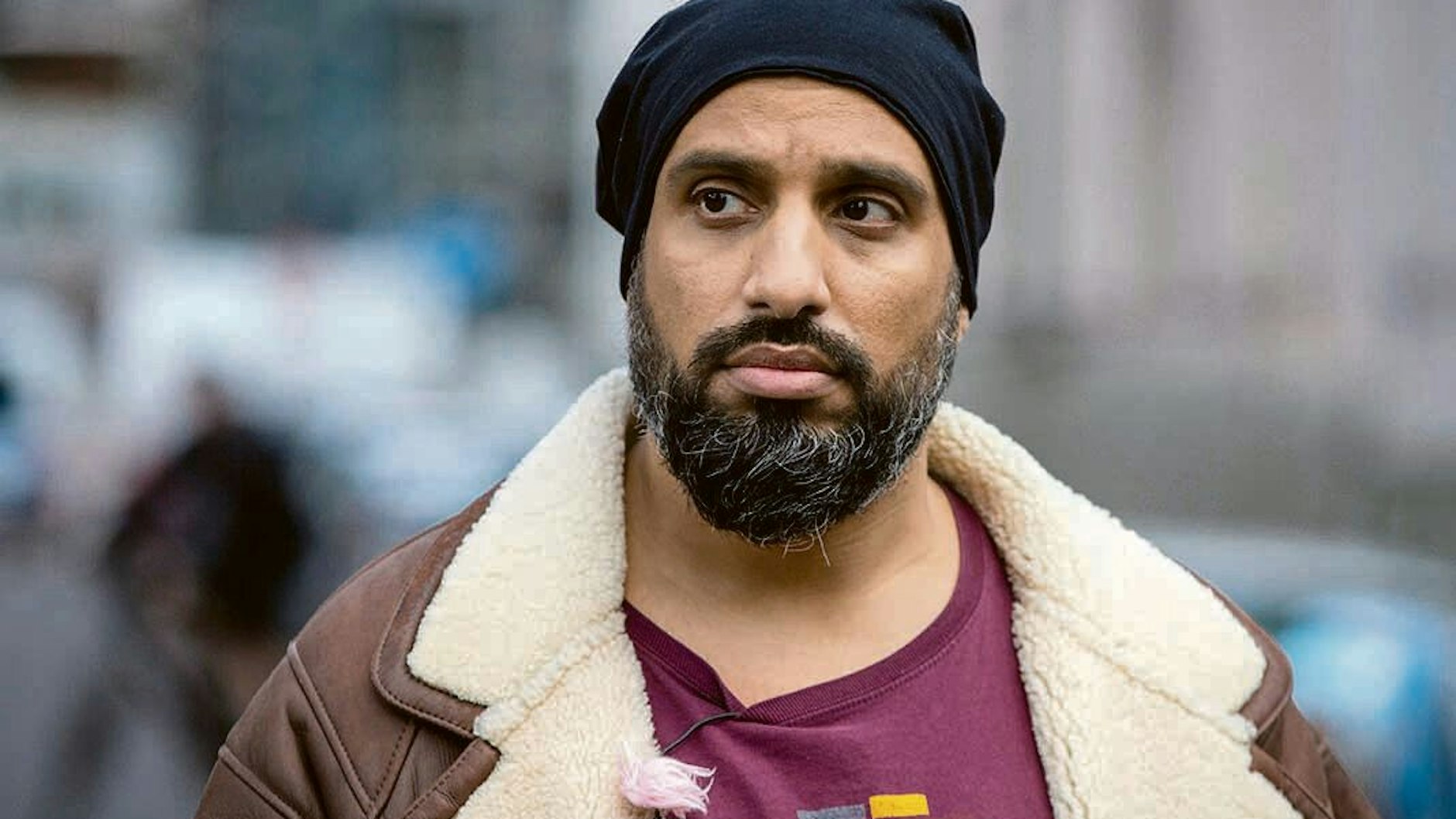 Comedian und ZDF-Reporter Abdelkarim Zemhoute. 