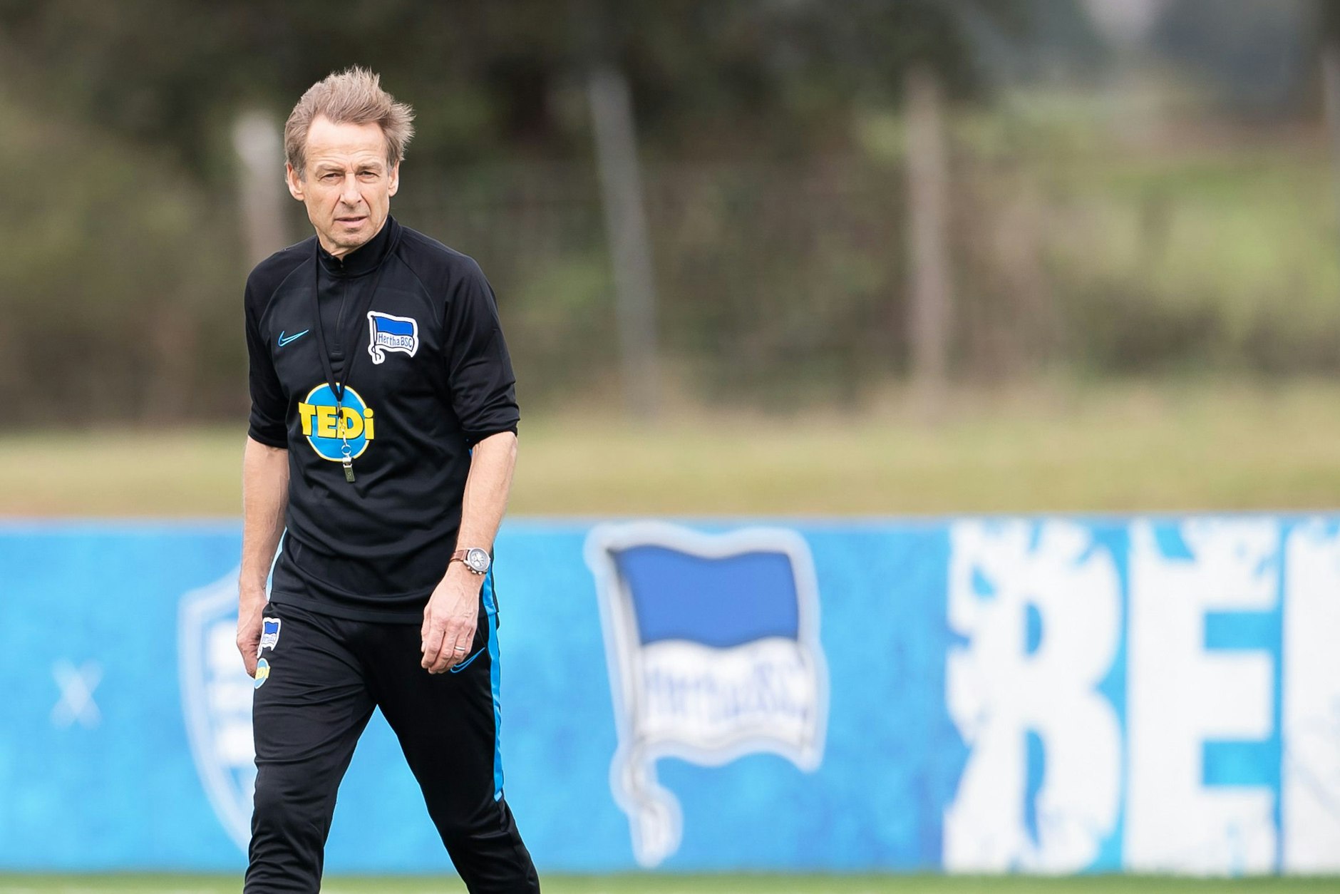 Vor drei Jahren trainierte Ex-Bundestrainer Jürgen Klinsmann Hertha BSC. Nur wenige Wochen nach dem USA-Trip schmiss Klinsi hin.&nbsp; &nbsp;