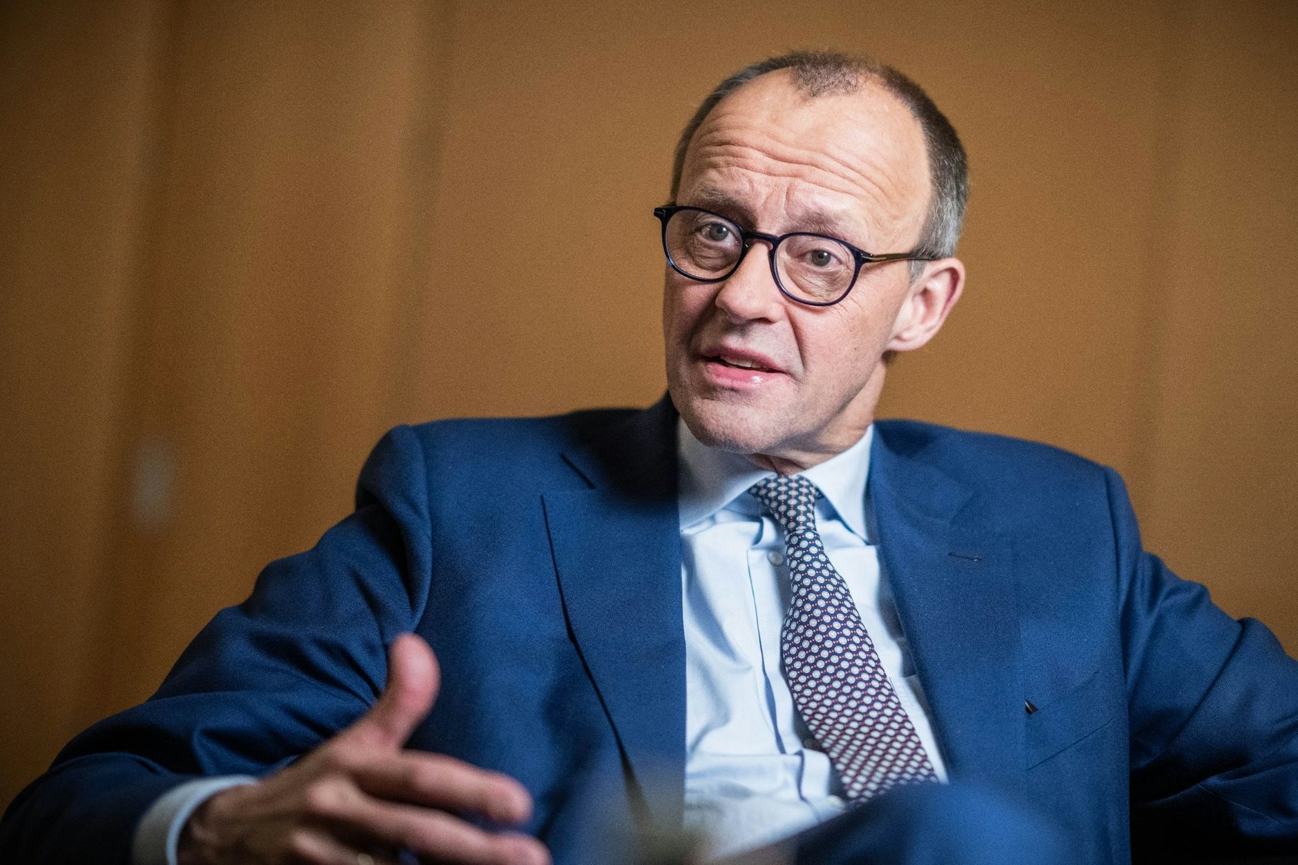 Friedrich Merz, CDU Bundesvorsitzender und Fraktionsvorsitzender der CDUCSU Fraktion.