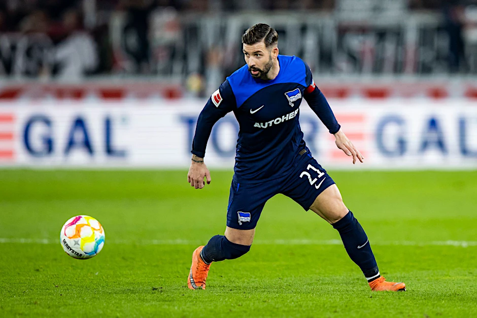 Hertha BSC Berlins Marvin Plattenhardt in Aktion