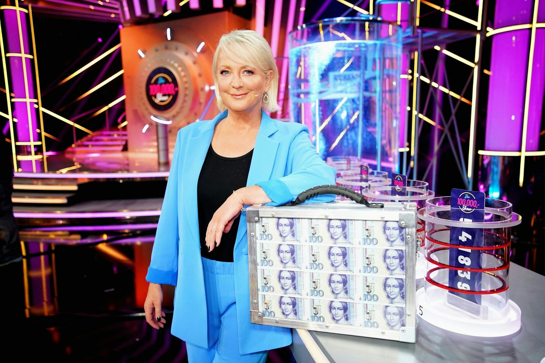 Ulla Kock am Brink moderiert schon die Neuauflage der 100.000-Mark-Show.