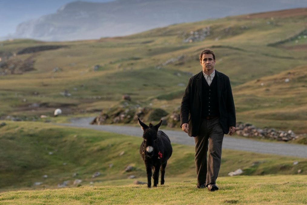 Colin Farrell als Pádraic Sùillebháin mit seiner großen Liebe: Eselin Jenny.