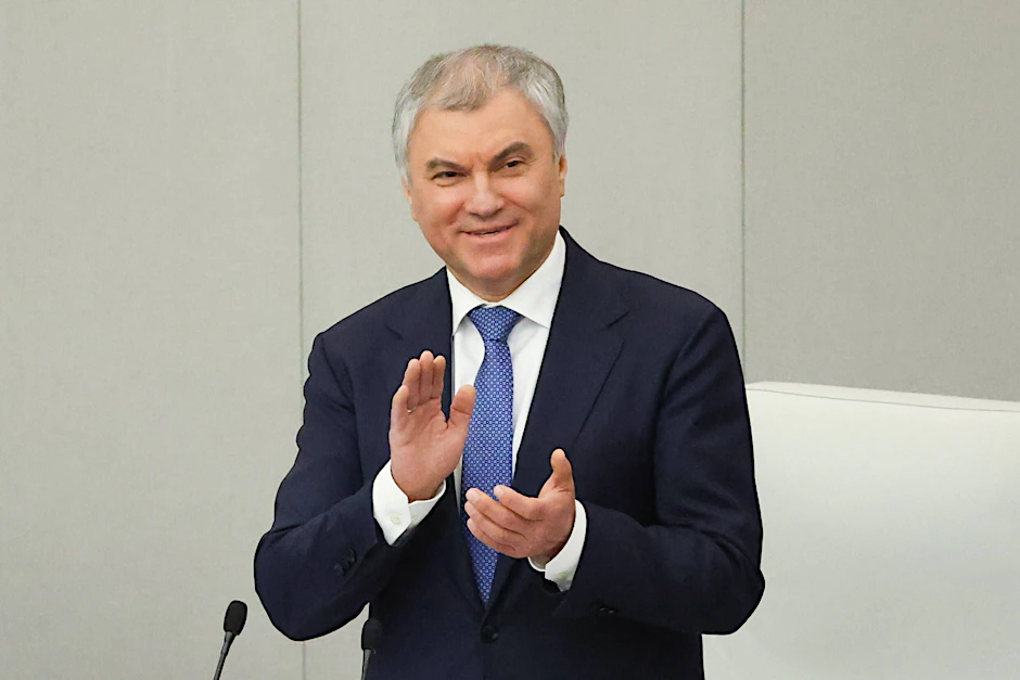 Der russische Duma-Chef Wjatscheslaw Wolodin.