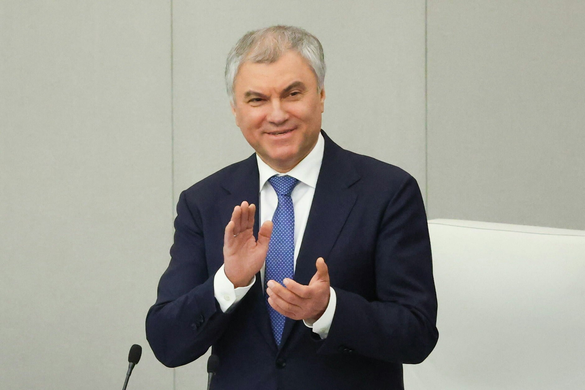 Der russische Duma-Chef Wjatscheslaw Wolodin.