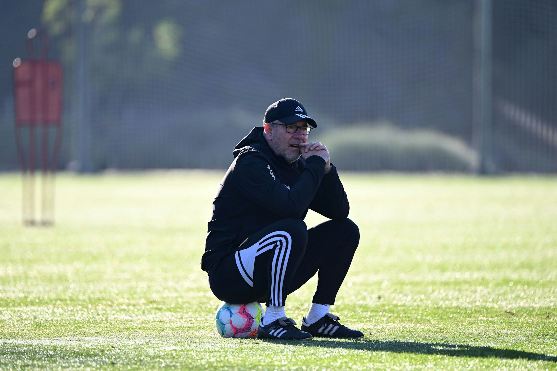 FCU-Coach Urs Fischer griff bei der Einheit am Freitag oft ein und machte deutliche Ansagen.