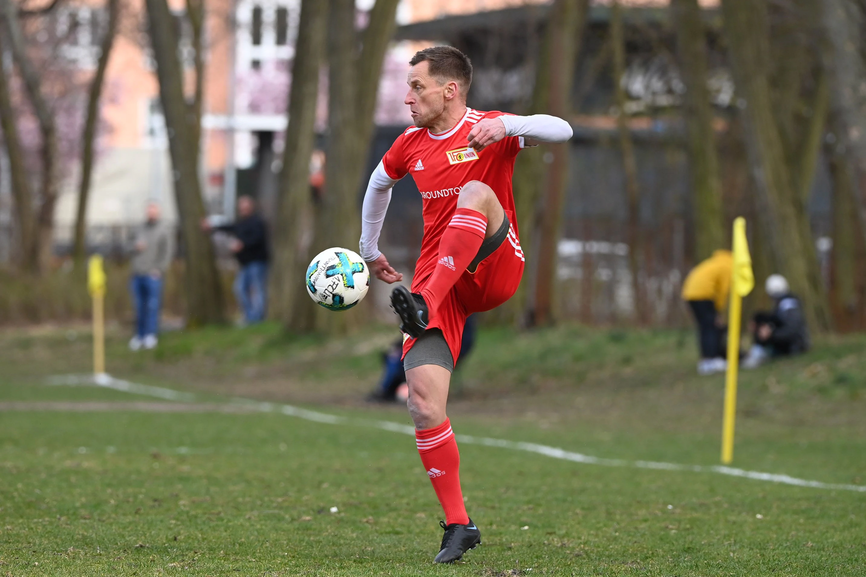 Ronny Nikol im Einsatz für die Traditionself des 1. FC Union Berlin.