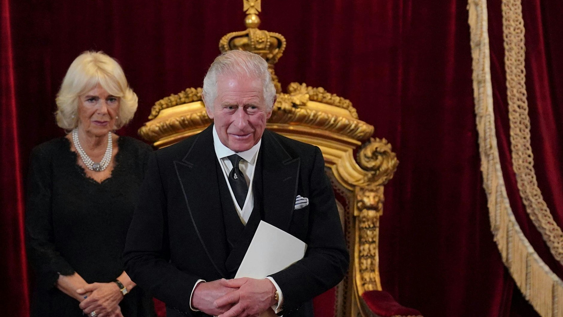 König Charles III. und Königsgemahlin Camilla.&nbsp;