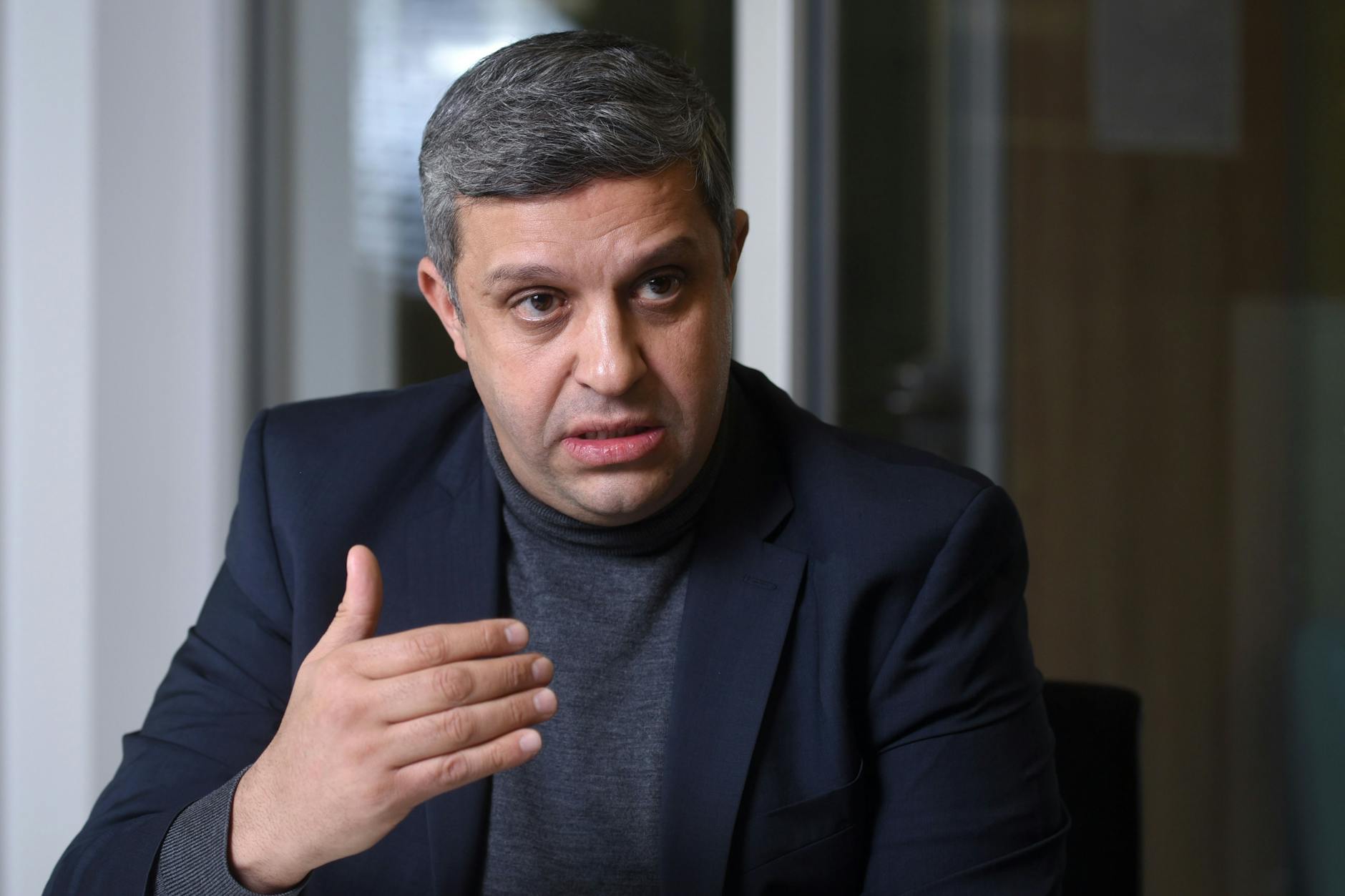 Der Fraktions- und Landesvorsitzende der SPD, Raed Saleh