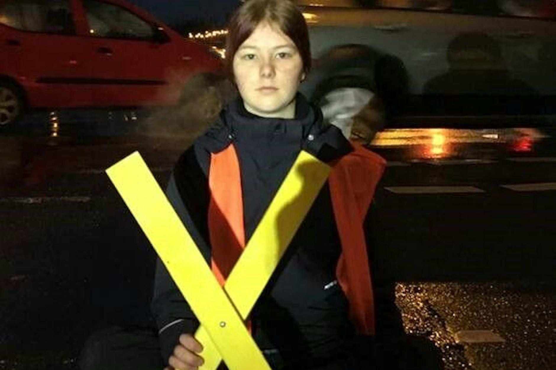 Die Letzte Generation blockiert mehrere Straßen in Berlin. 