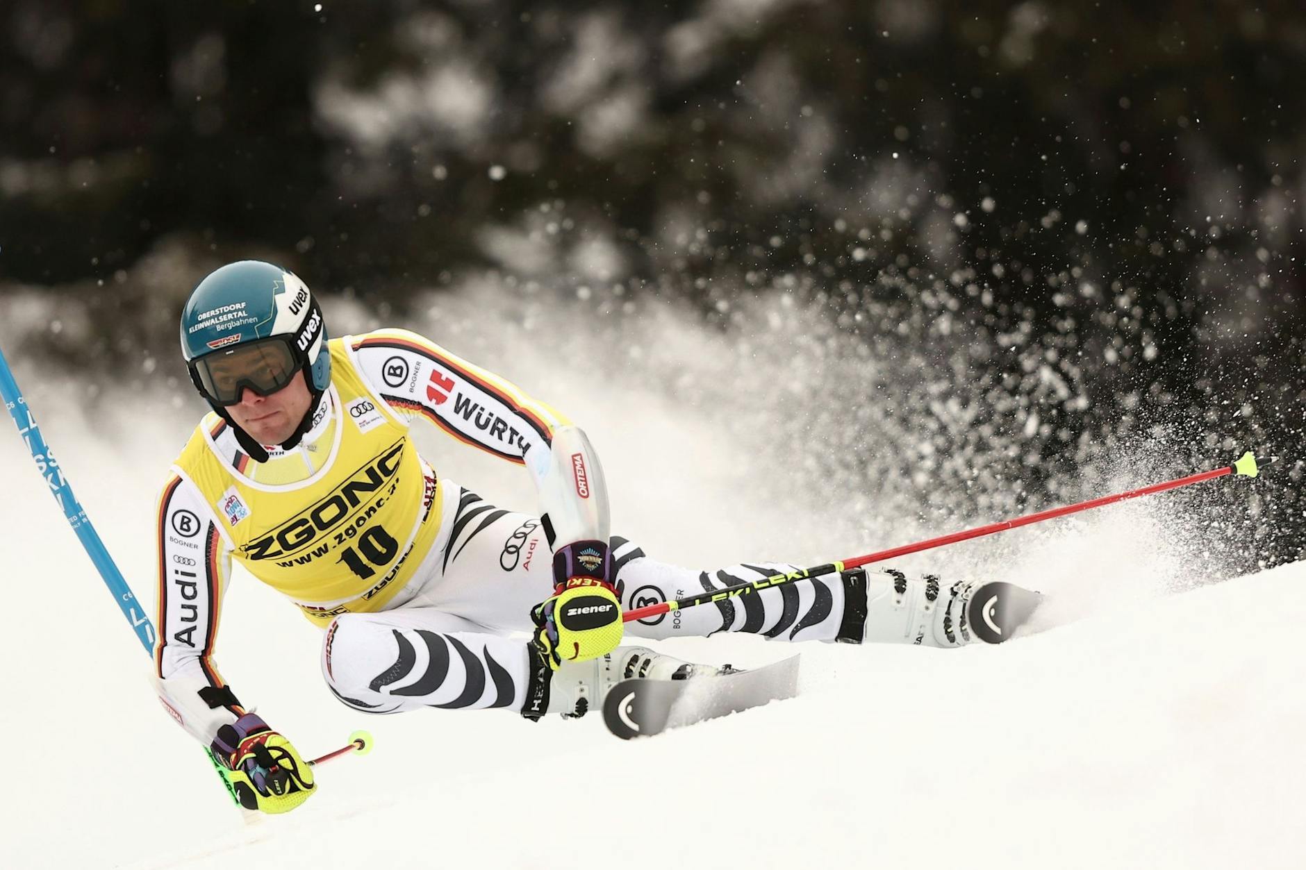 Alexander Schmid aus belegte beim Riesenslalom in Alta Badia den fünften Rang.