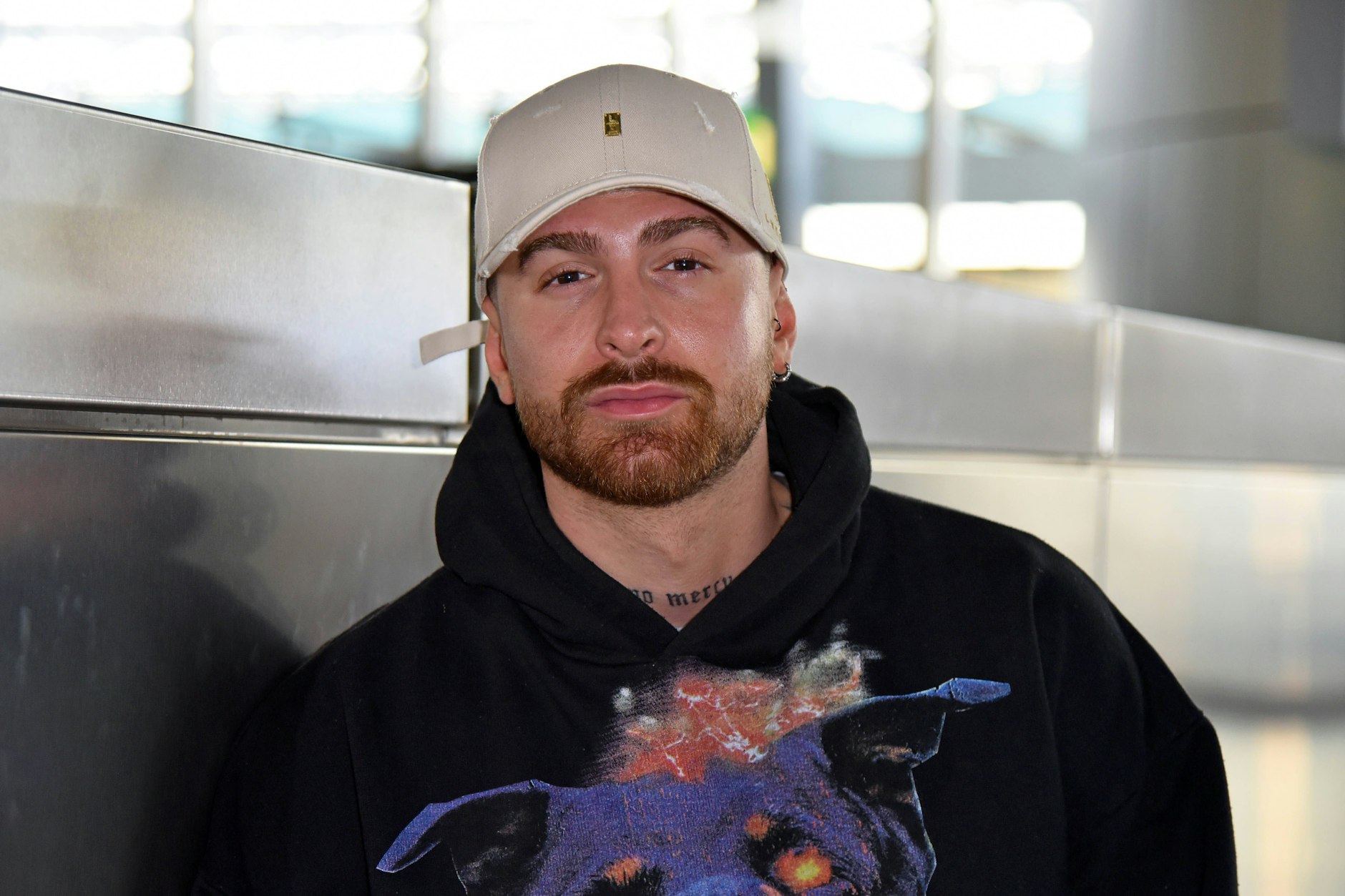 Luigi Gigi Birofio beim Abflug ins Dschungelcamp. 