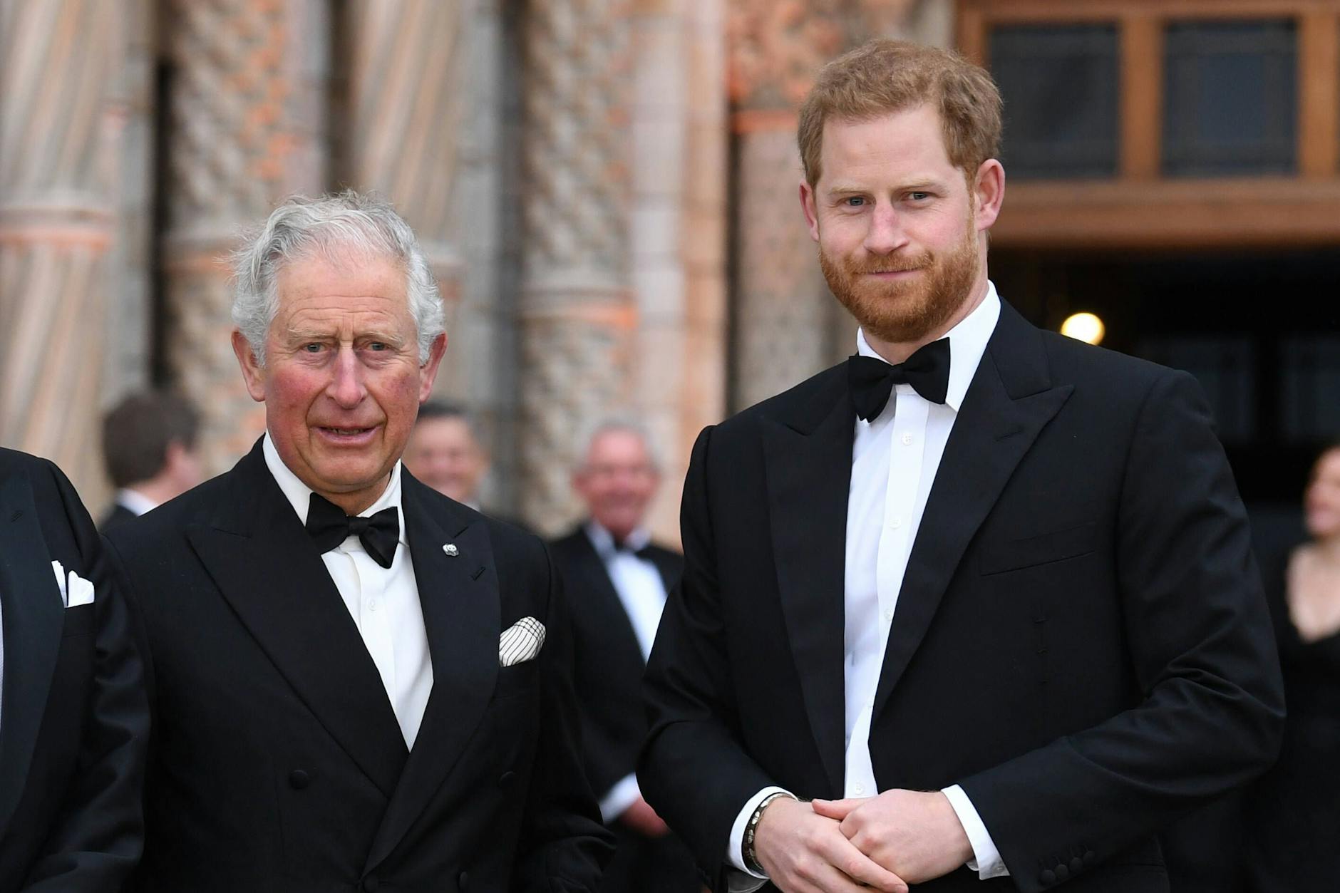 Prinz Harry und sein Vater König Charles im Jahr 2019.