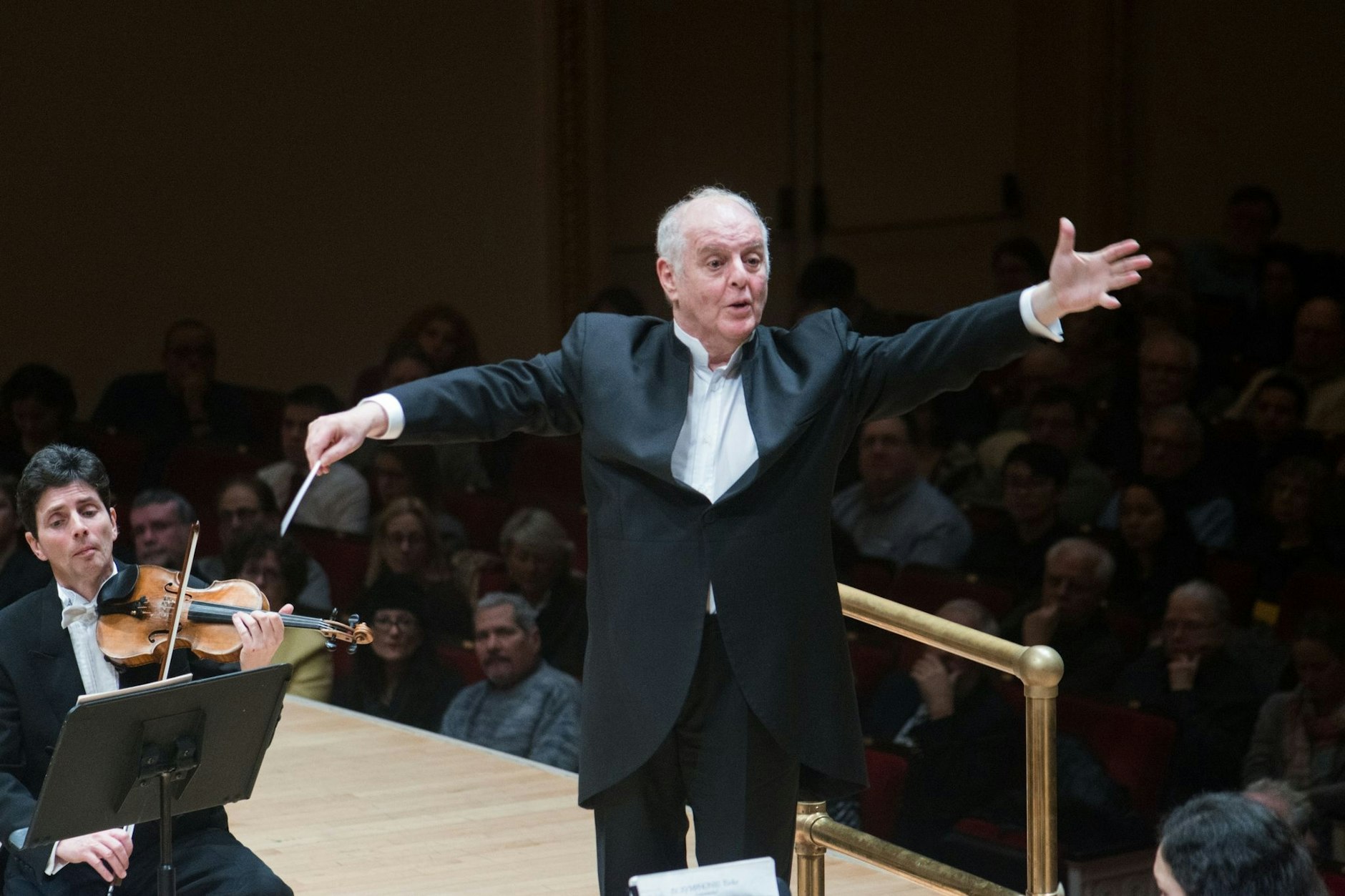 Der Dirigent Daniel Barenboim und die Staatskapelle Berlin treten in der Carnegie Hall auf.&nbsp;