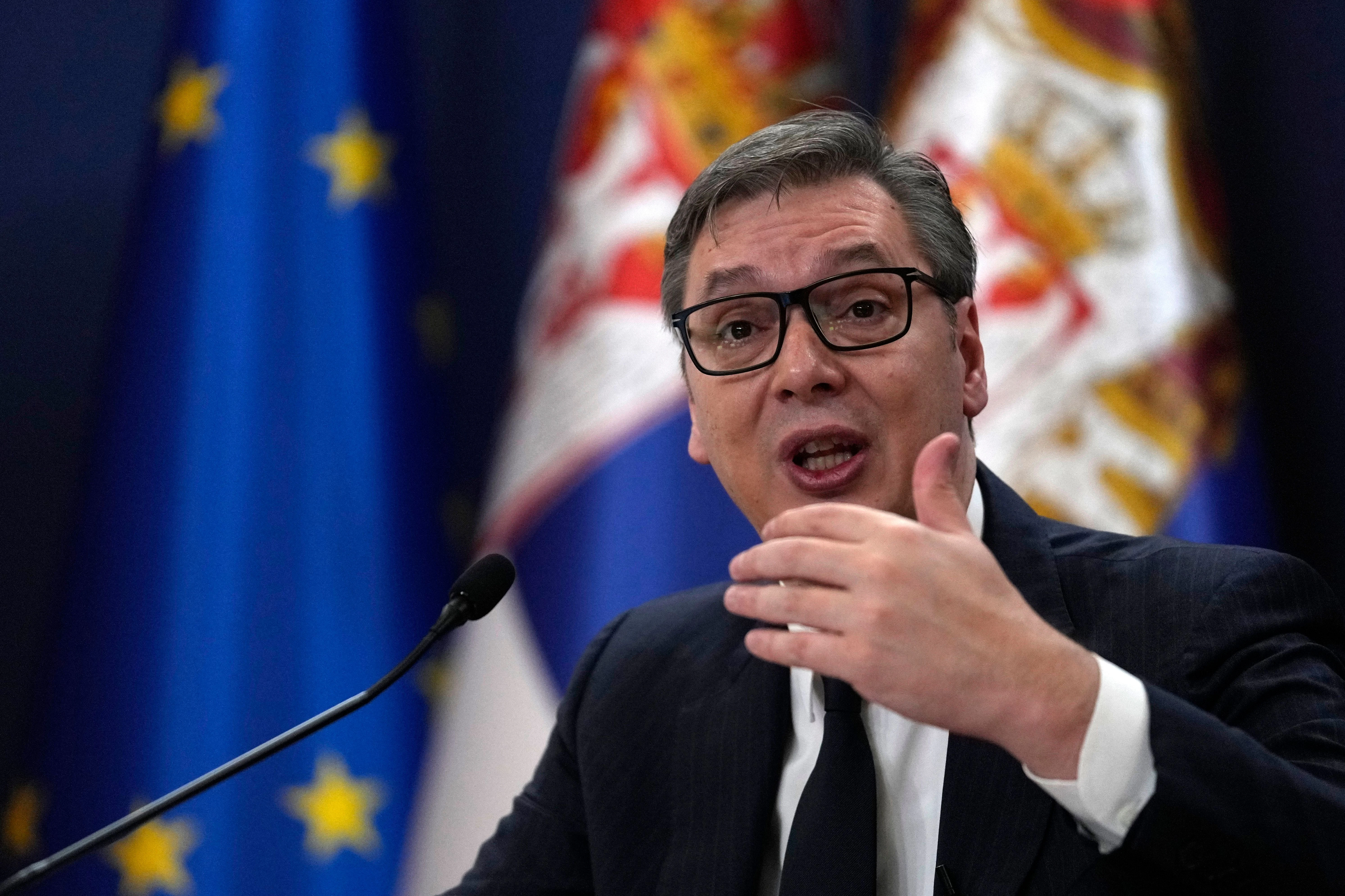 Aleksandar Vucic, Präsident von Serbien.