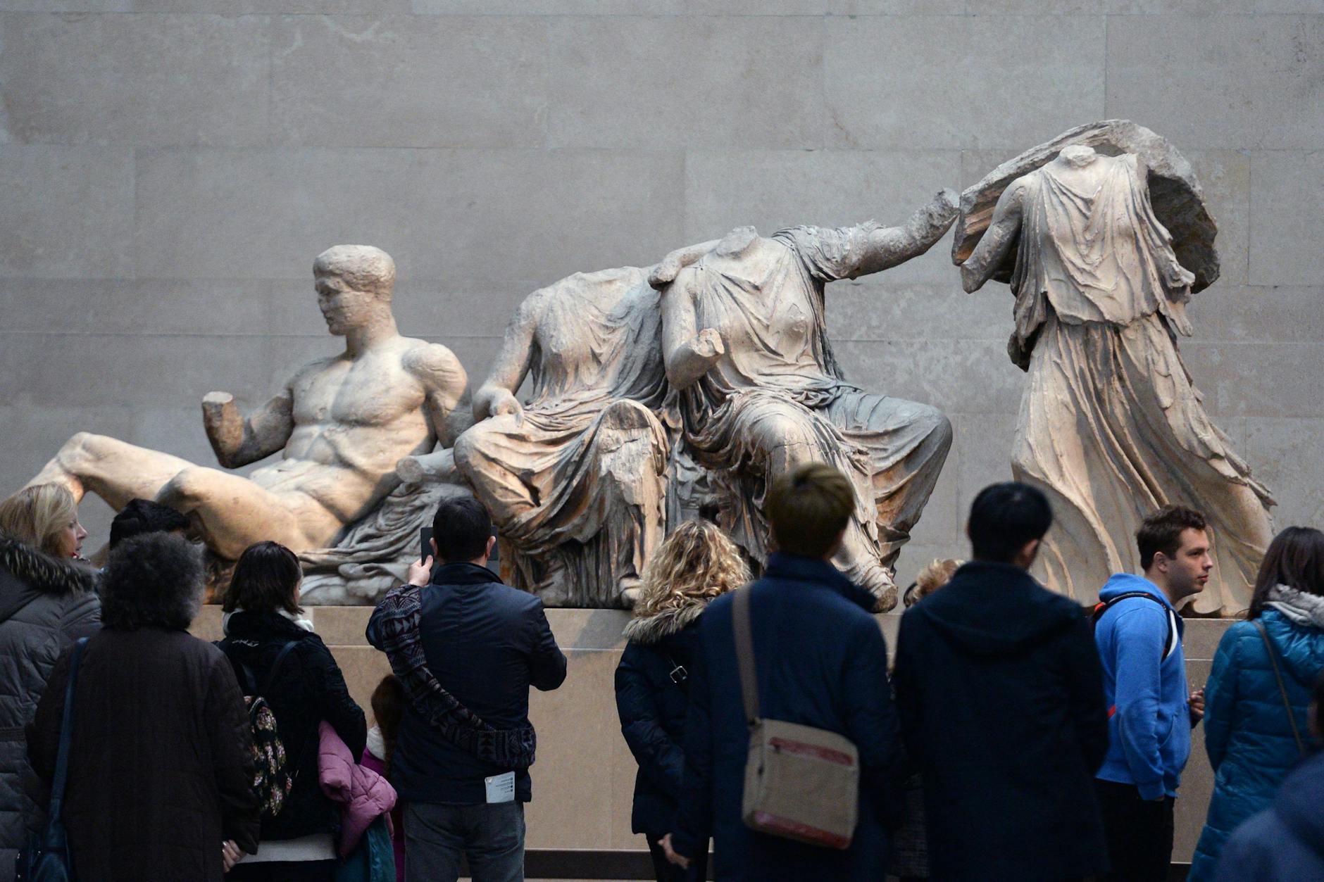 Marmorskulpturen aus dem Parthenon im Britischen Museum