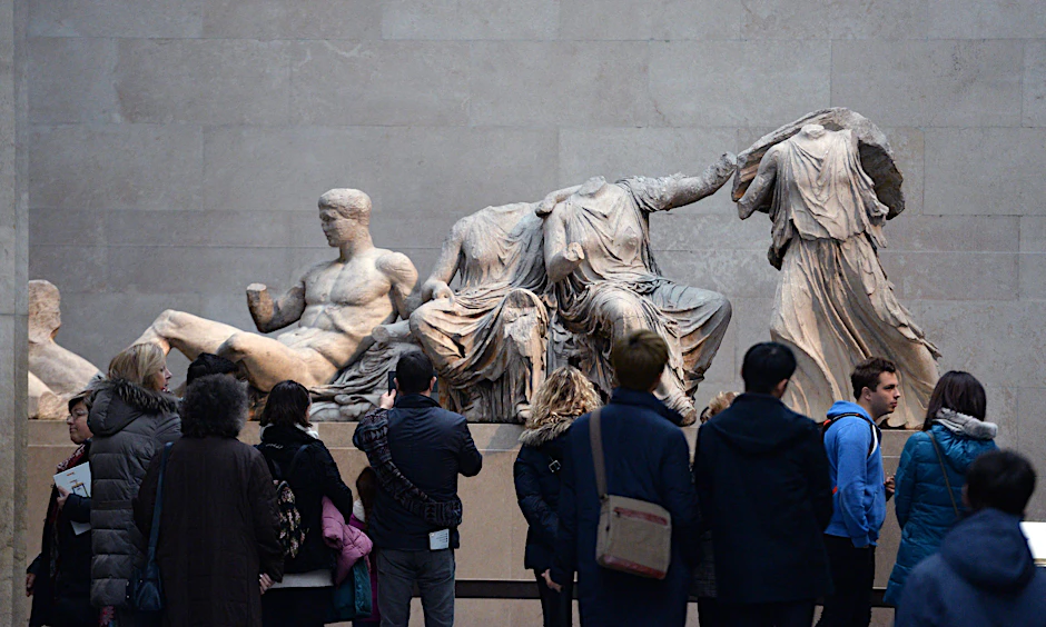 Marmorskulpturen aus dem Parthenon im Britischen Museum