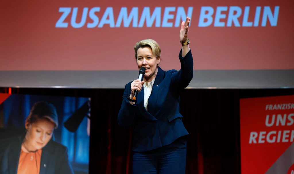 „Die letzten Tage waren nicht schön“: Giffey kontert Kritik und will Söder einladen