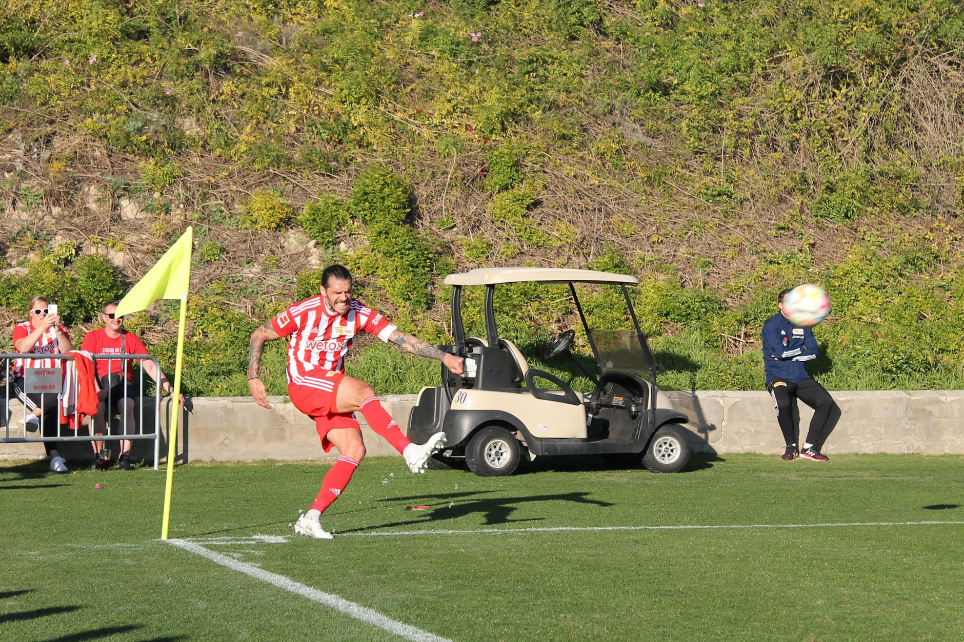 Christopher Trimmel bringt die Ecken beim 1. FC Union Berlin regelmäßig mit viel Schnitt in die Mitte.