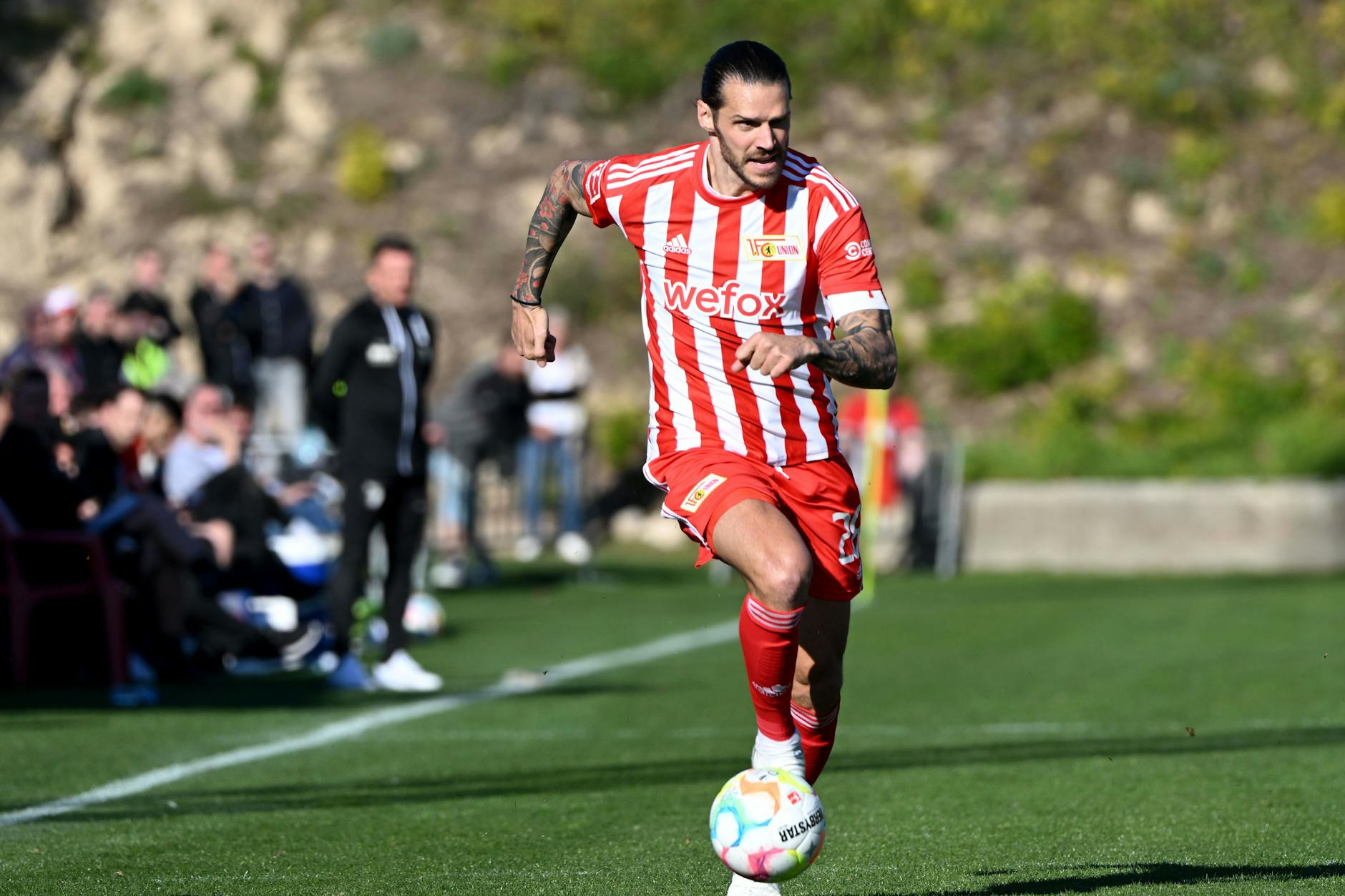 Christopher Trimmel hielt auch im Campoamor-Camp des 1. FC Union Berlin wieder gut mit.
