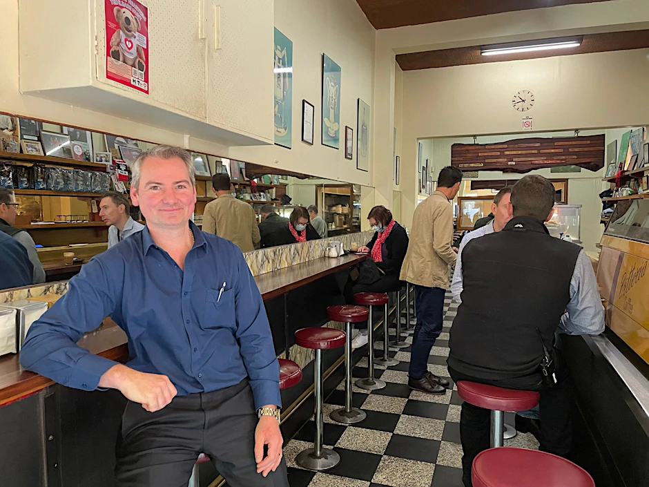 Graffitis und Kaffee-Kultur: Gegensätze, die sich in Melbourne treffen.&nbsp;