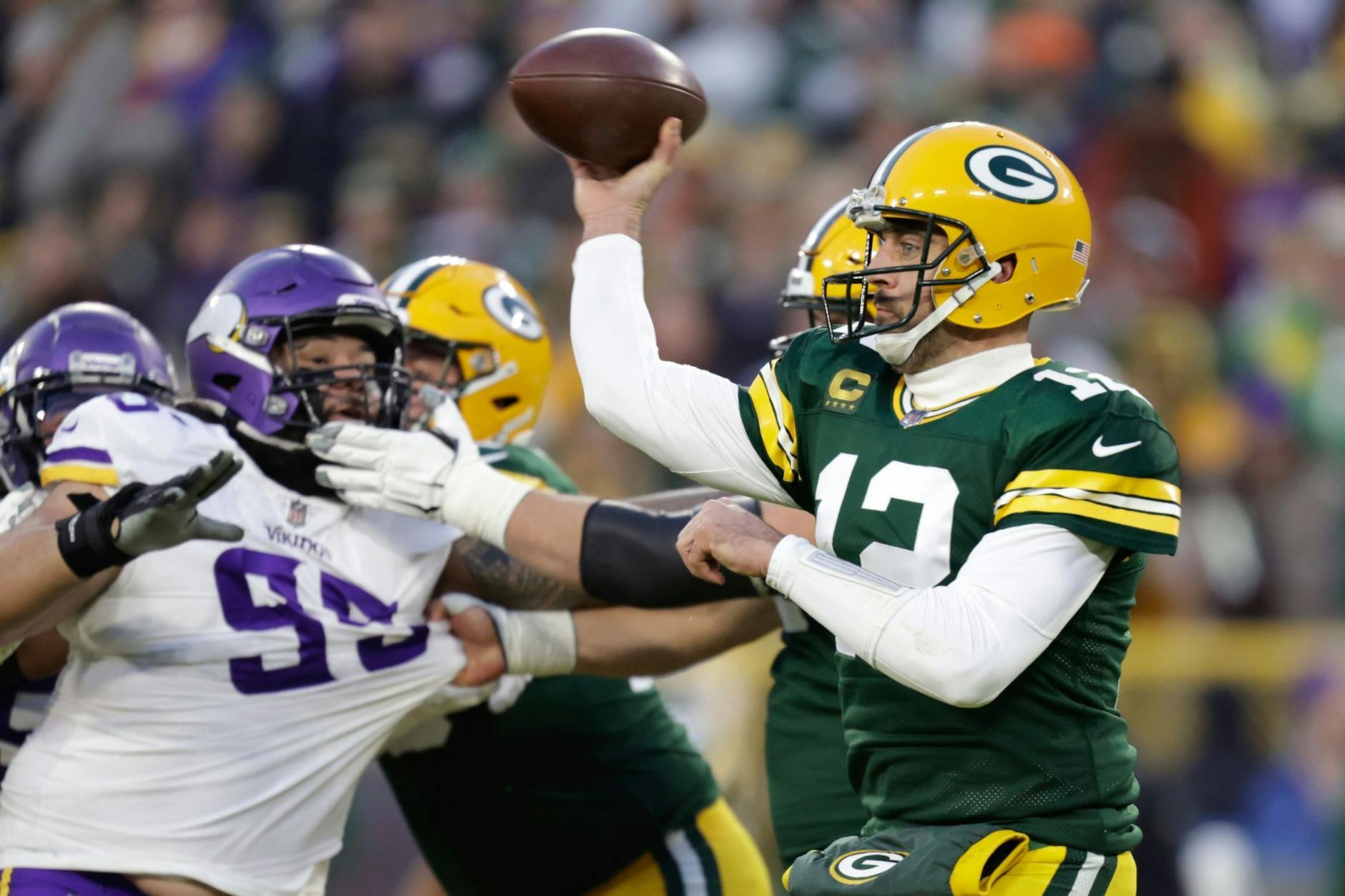 Führte die Green Bay Packers in die Playoffs: Quarterback Aaron Rodgers.