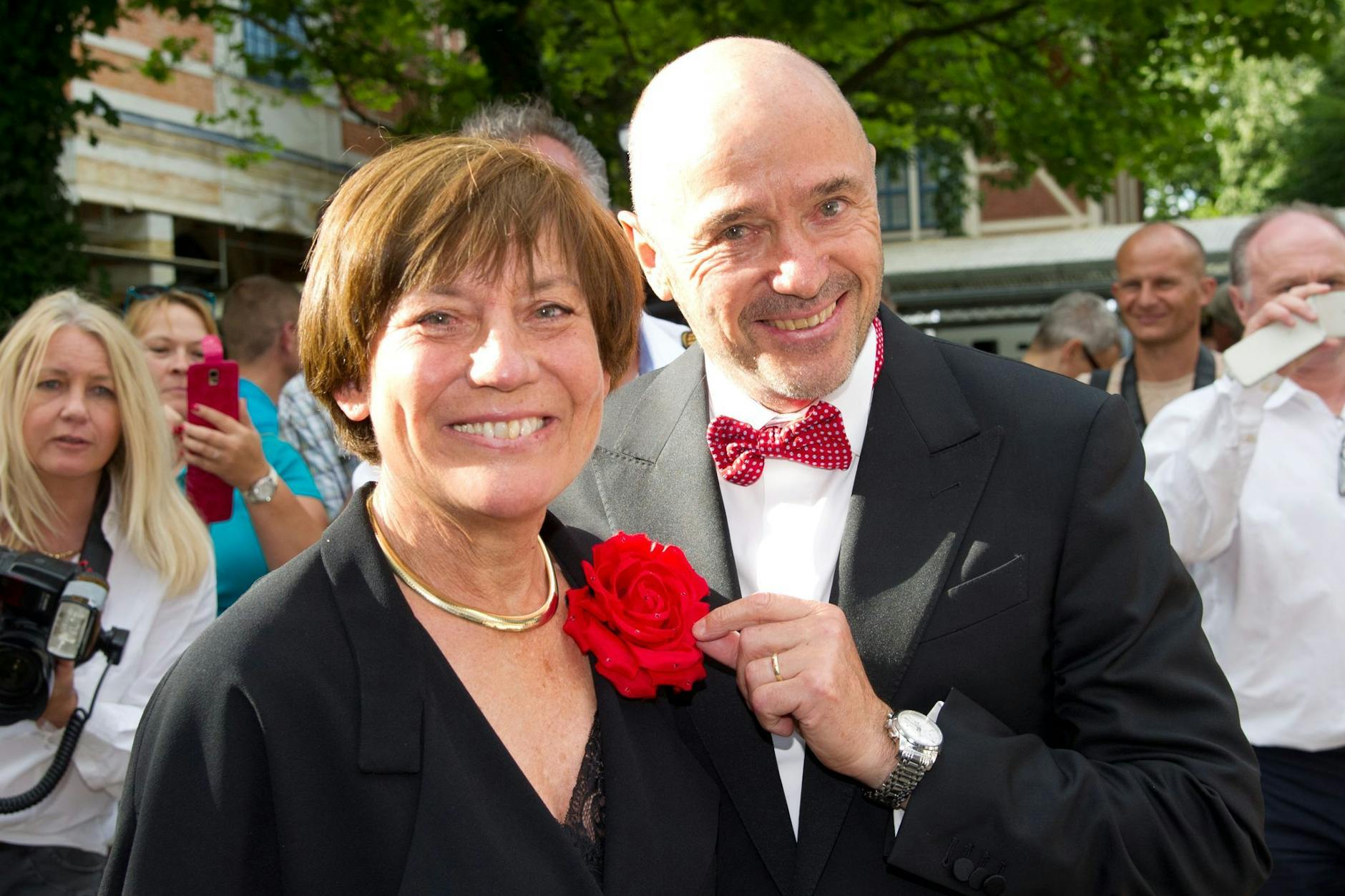 Rosi Mittermaier und ihr Ehemann Christian Neureuther