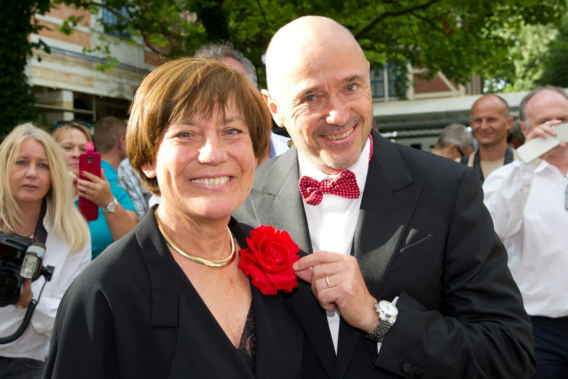 Rosi Mittermaier und ihr Ehemann Christian Neureuther