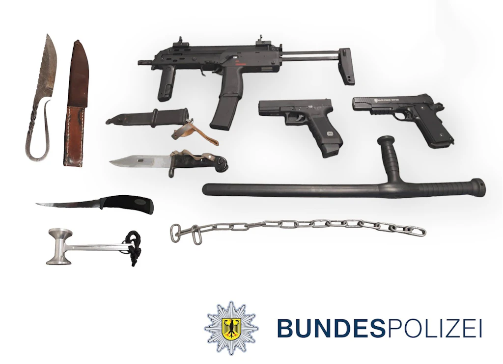 Andre und Claus-Bernhard: Bundespolizei nennt Vornamen nach Waffenfunden