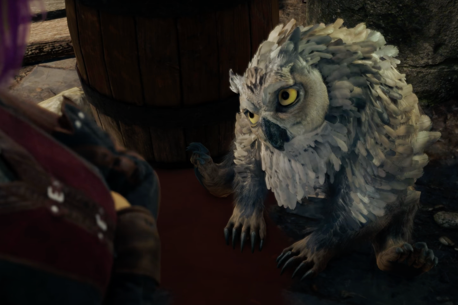 Wer wollte diesem Eulenbärbaby etwas zuleide tun?