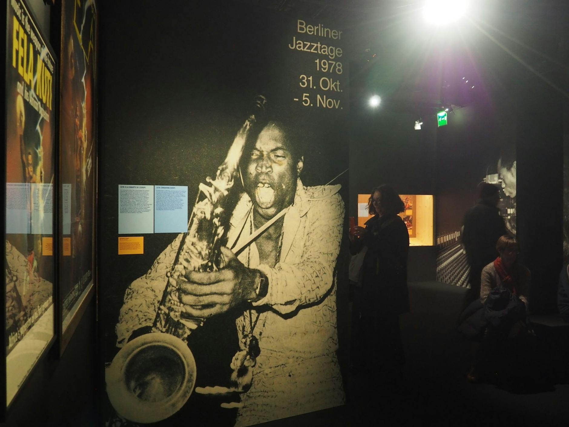 Blick in die Ausstellung «Fela Anikulapo-Kuti. Rebellion Afrobeat» in Paris.