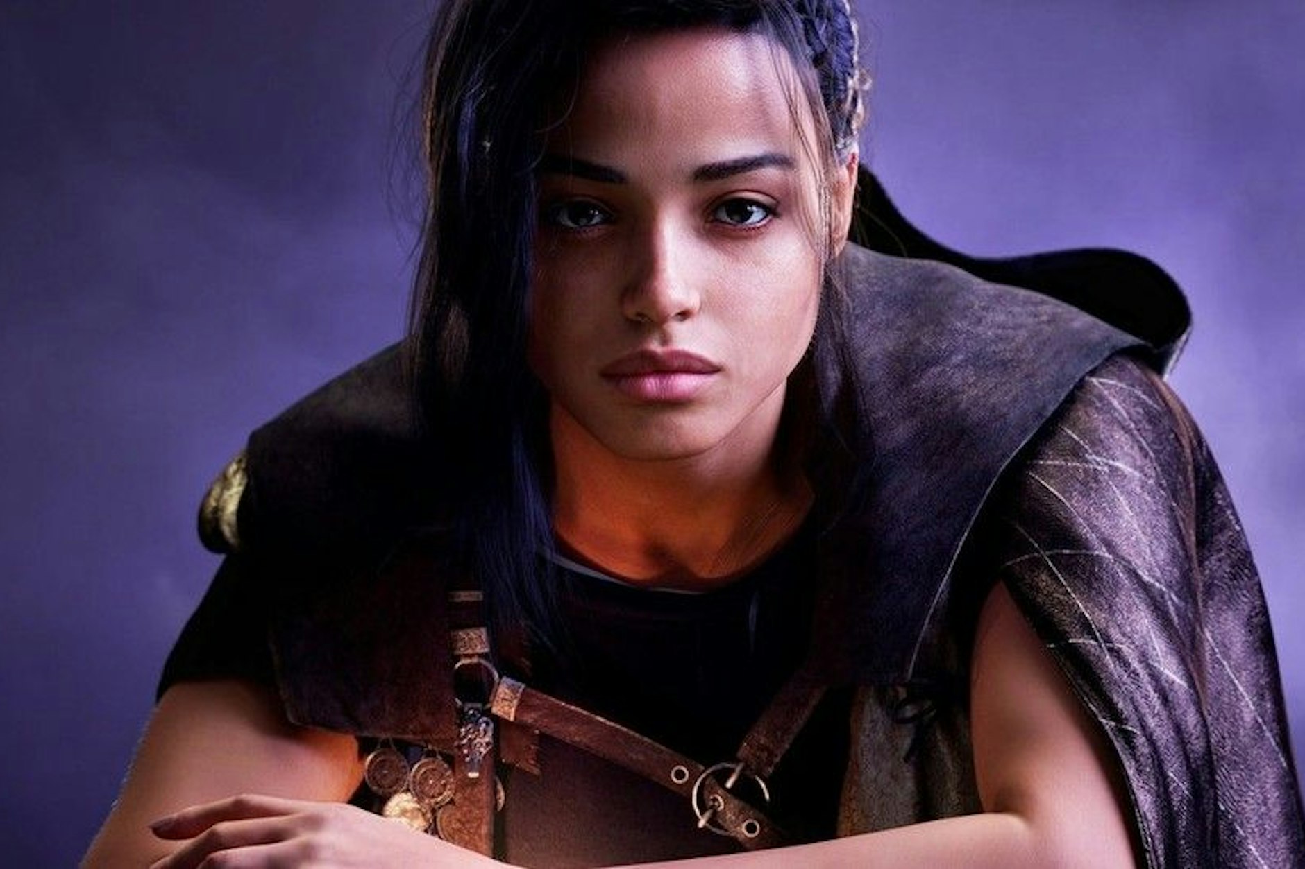 Die Heldin Frey Holland aus „Forspoken“, per Motion Capture gespielt von Ella Balinska.