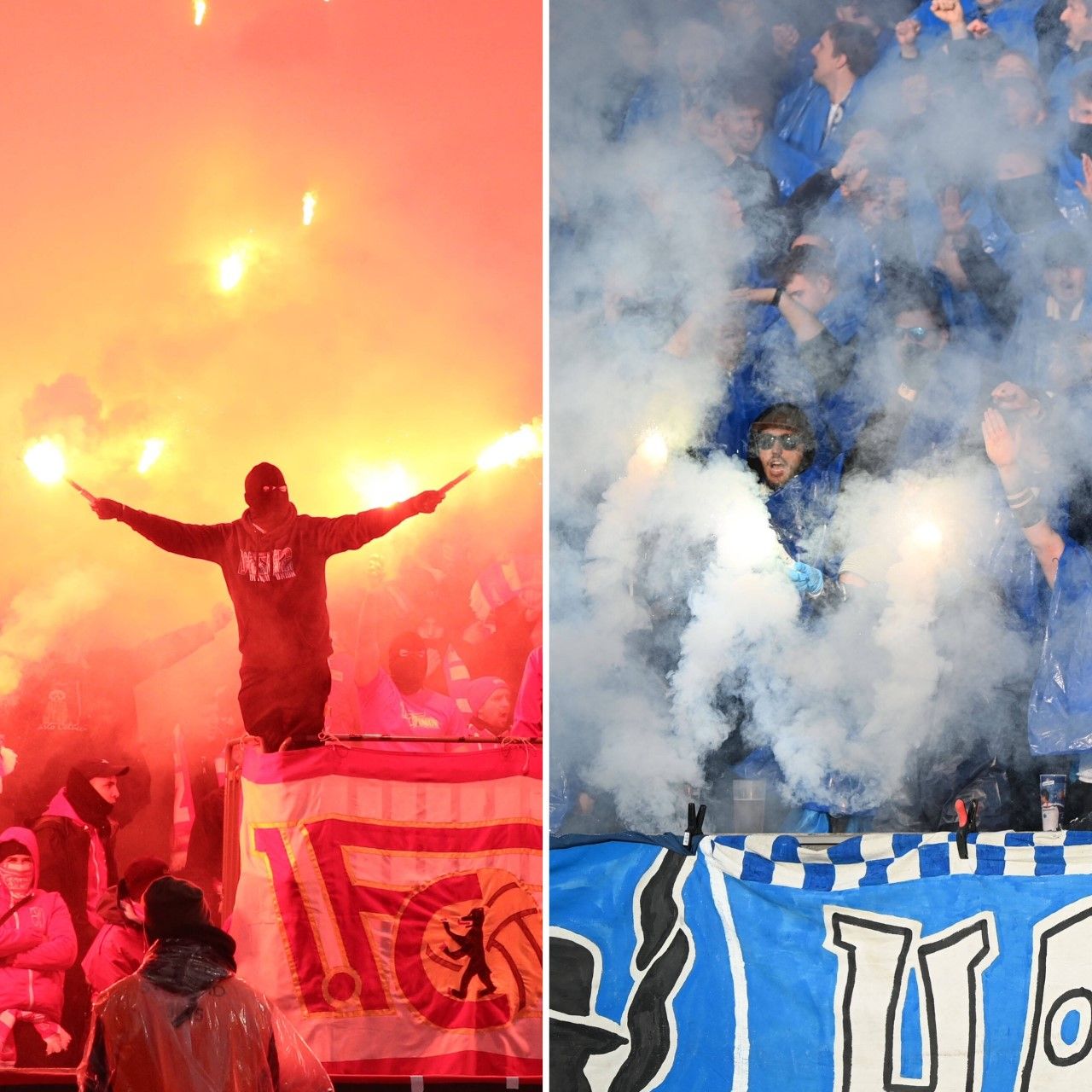 Teure Derbys: So viel kostet den 1. FC Union und Hertha BSC der Pyro-Wahnsinn!
