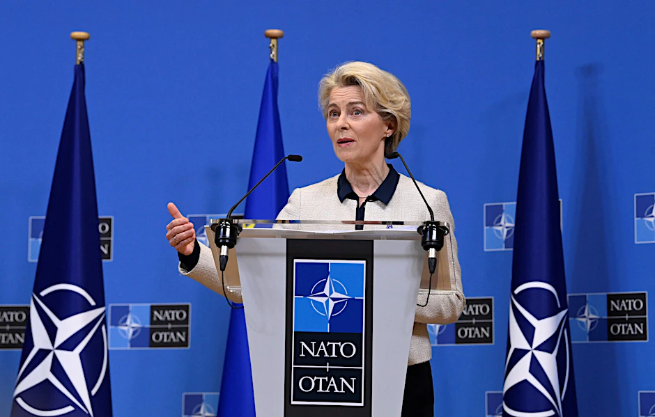 Ursula von der Leyen am Dienstag in Brüssel.