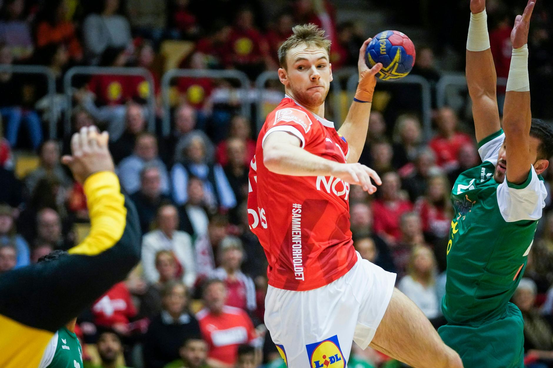 Mathias Gidsel geht mit der dänischen Nationalmannschaft als Titelverteidiger in die Handball-Weltmeisterschaft.